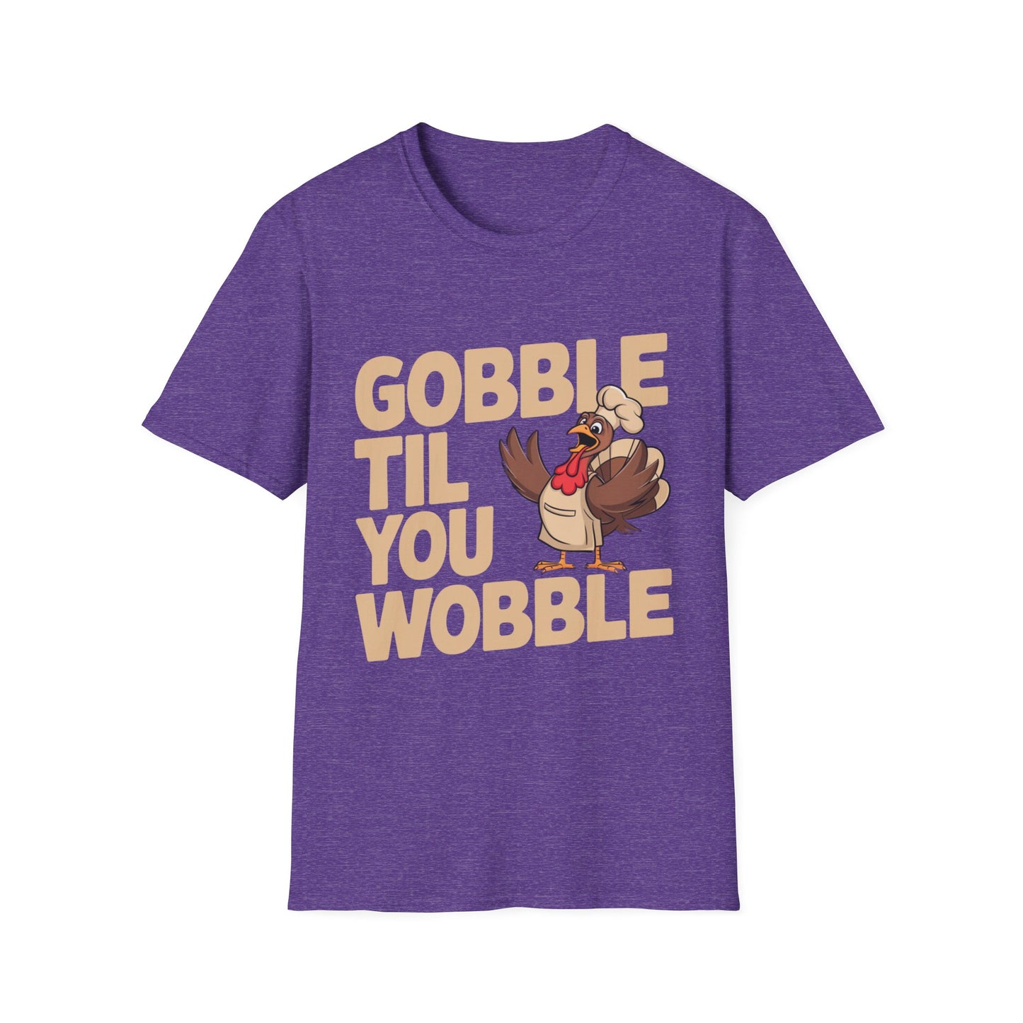 Gobble Til You Wobble – Chef Turkey Edition Short Sleeve Tee