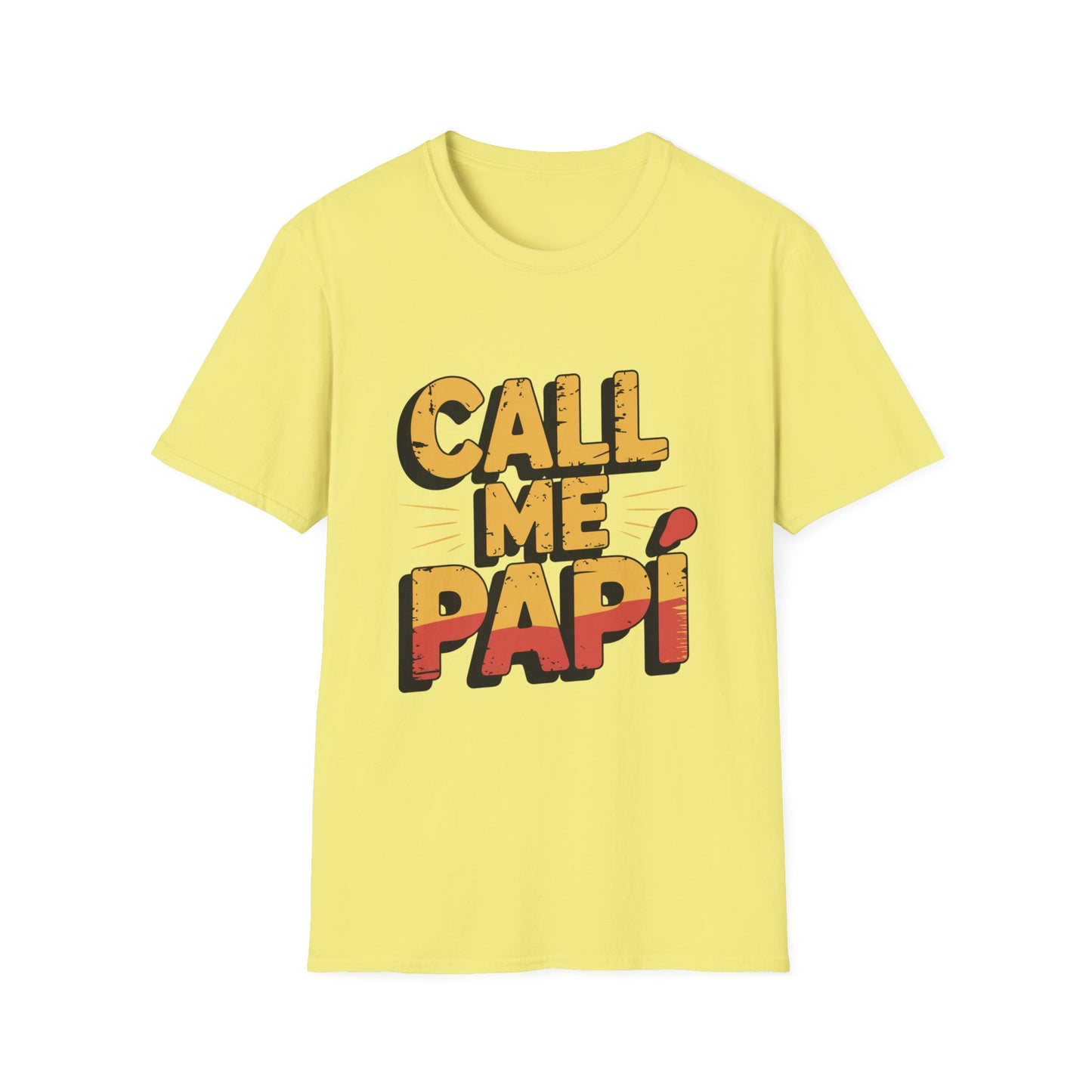 CALL ME PAPÍ – Distressed Gradient Tee