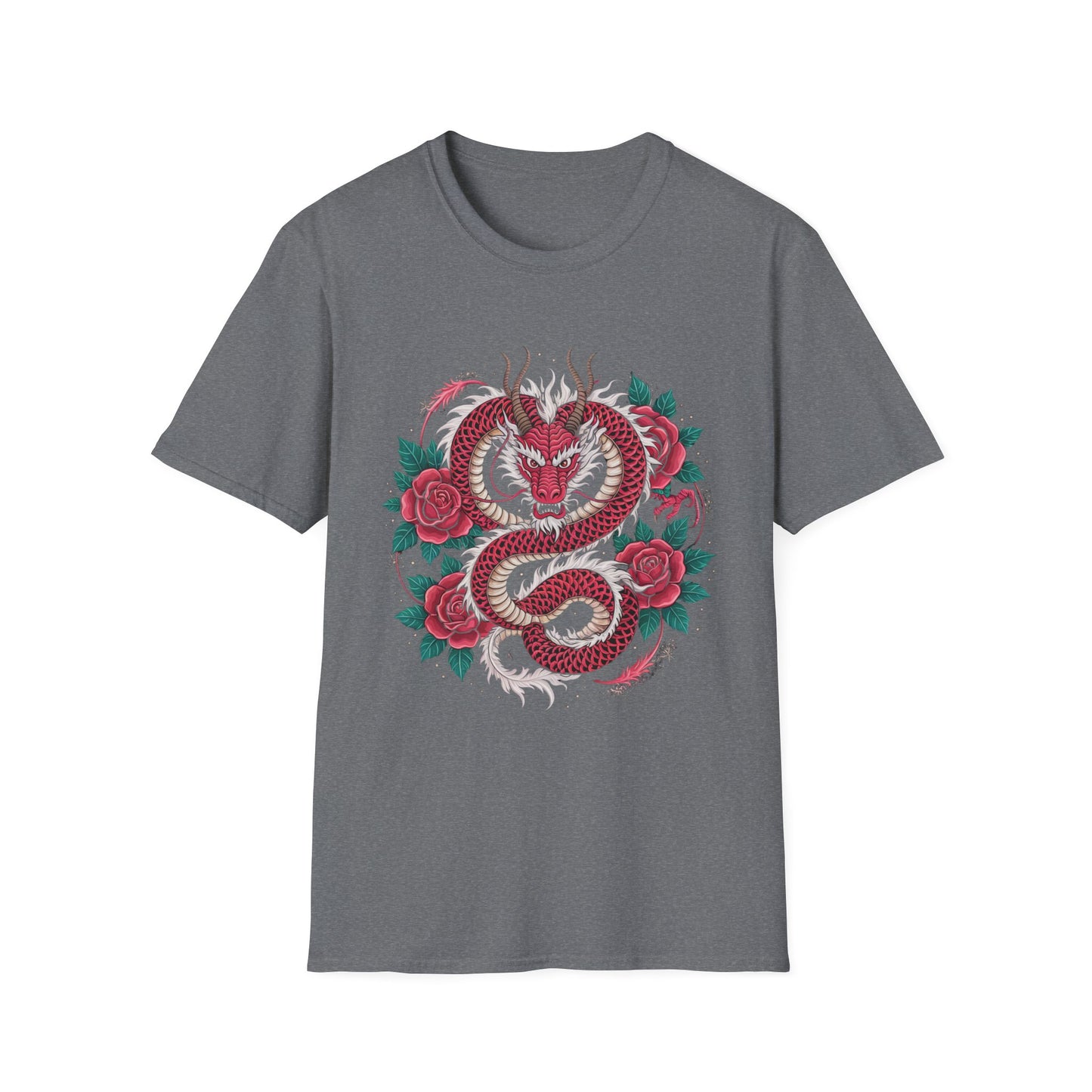 Thorns & Flame Dragon Rose Graphic Tee
