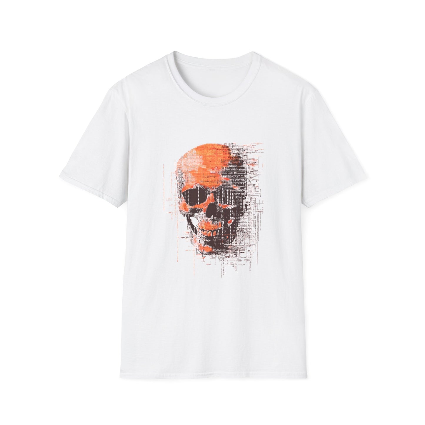 Data Decay – Glitched Skull Pixel Design