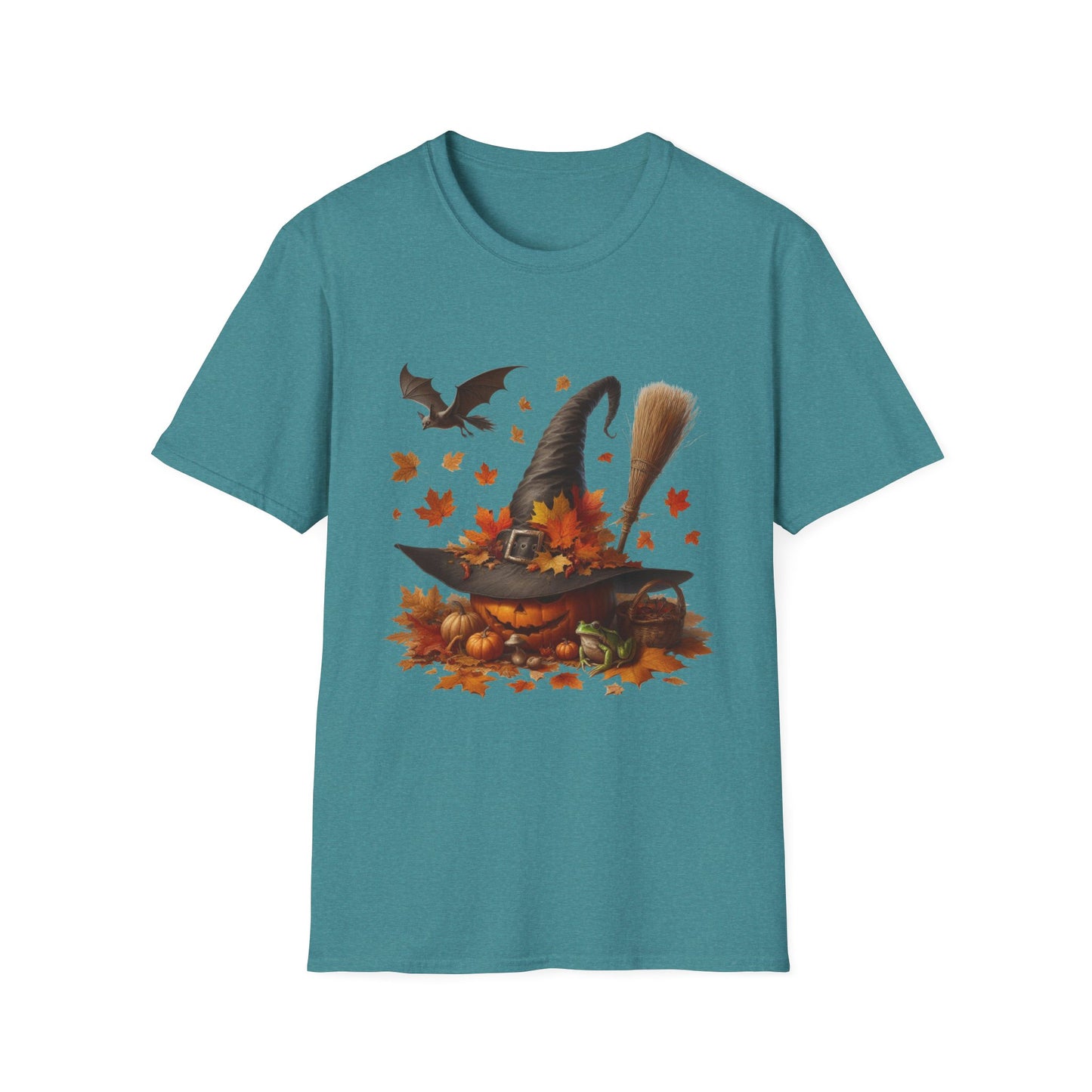 “Pumpkin Witch’s Harvest” Tee – Autumn Familiar Edition