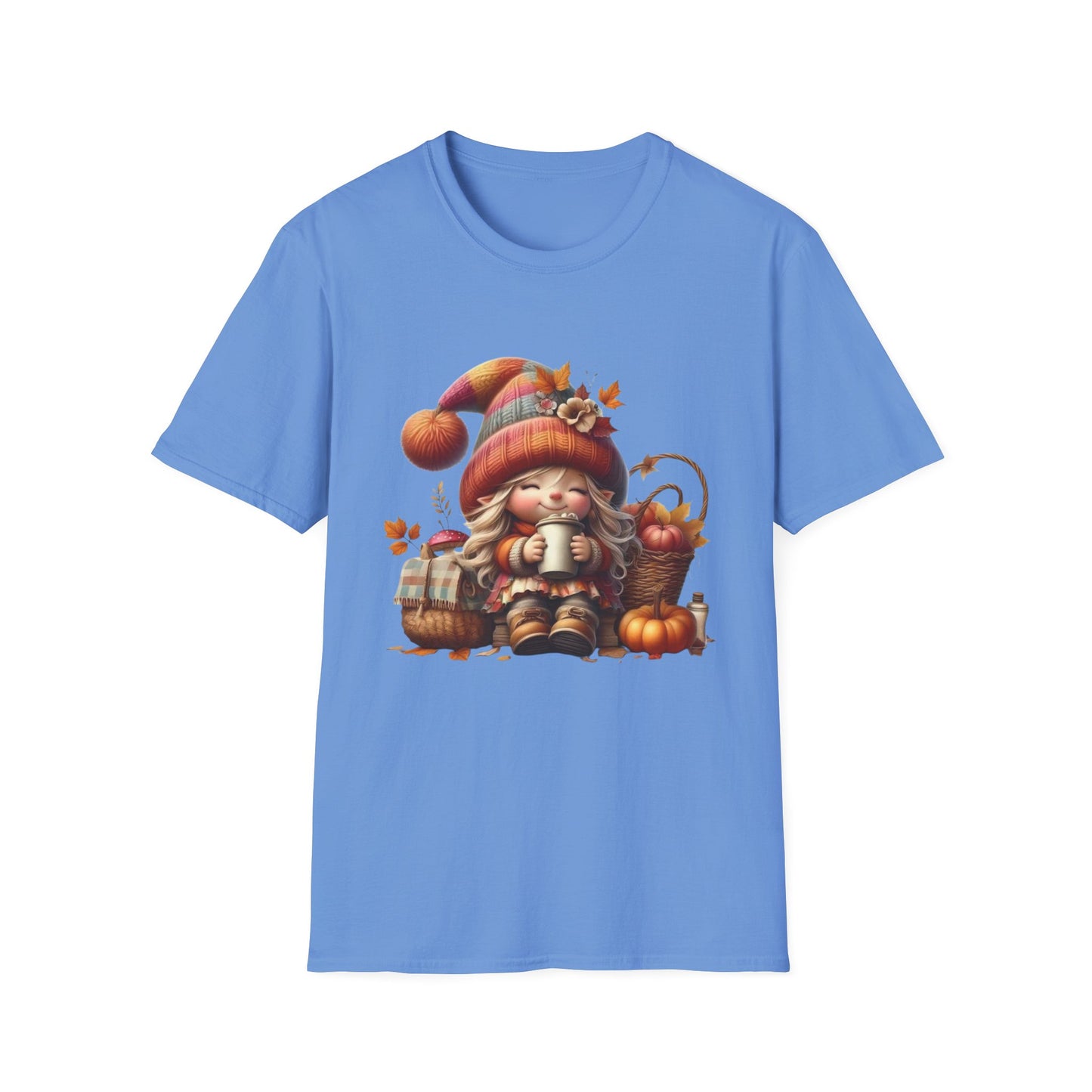 “Cozy Cup Gnome” Tee – Autumn Hearth Edition
