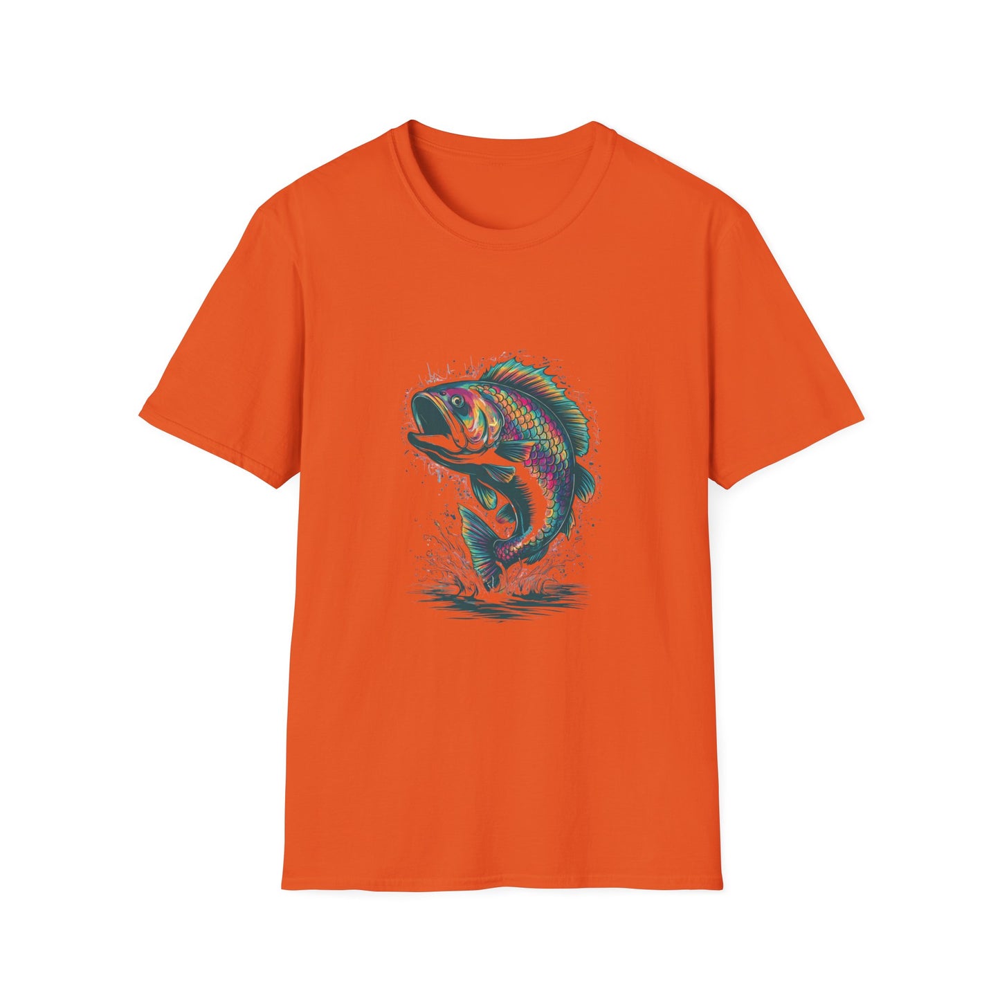 Hooked On Color Bass Graphic Tee