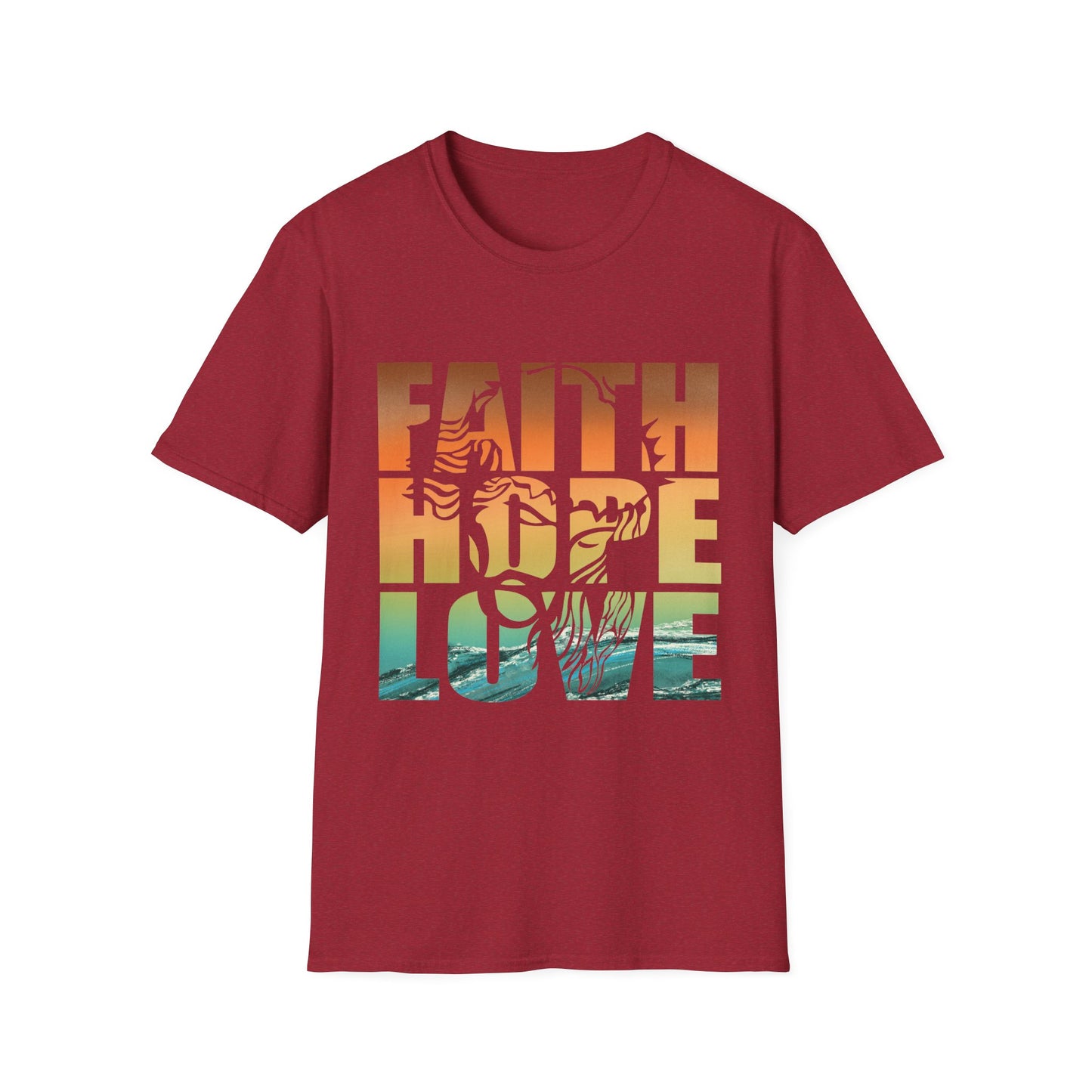 Faith Hope Love Tee – Lion of Strength Edition