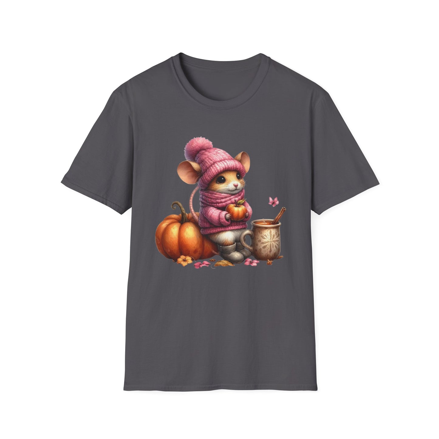 “Autumn Mouse” Tee – Cozy Critter Edition