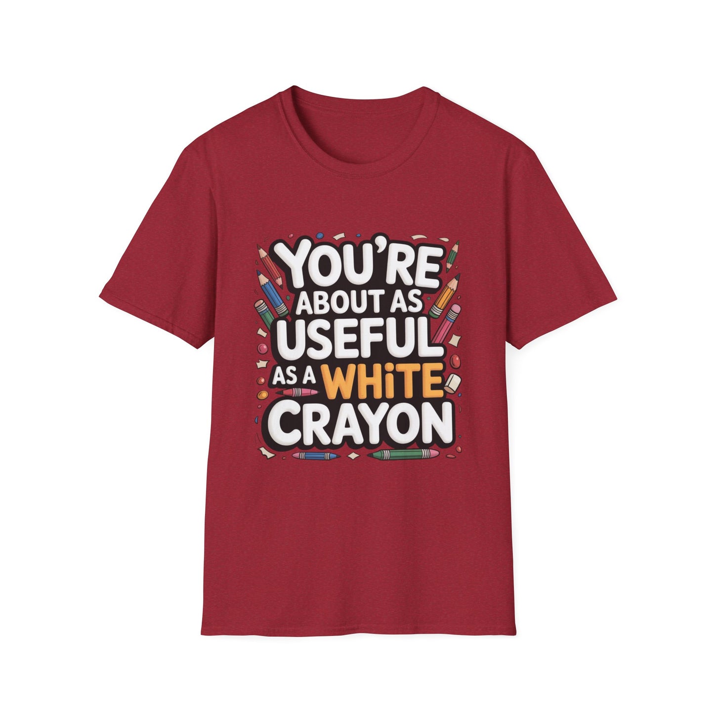 WHITE CRAYON ENERGY – Sarcastic Crayon Tee