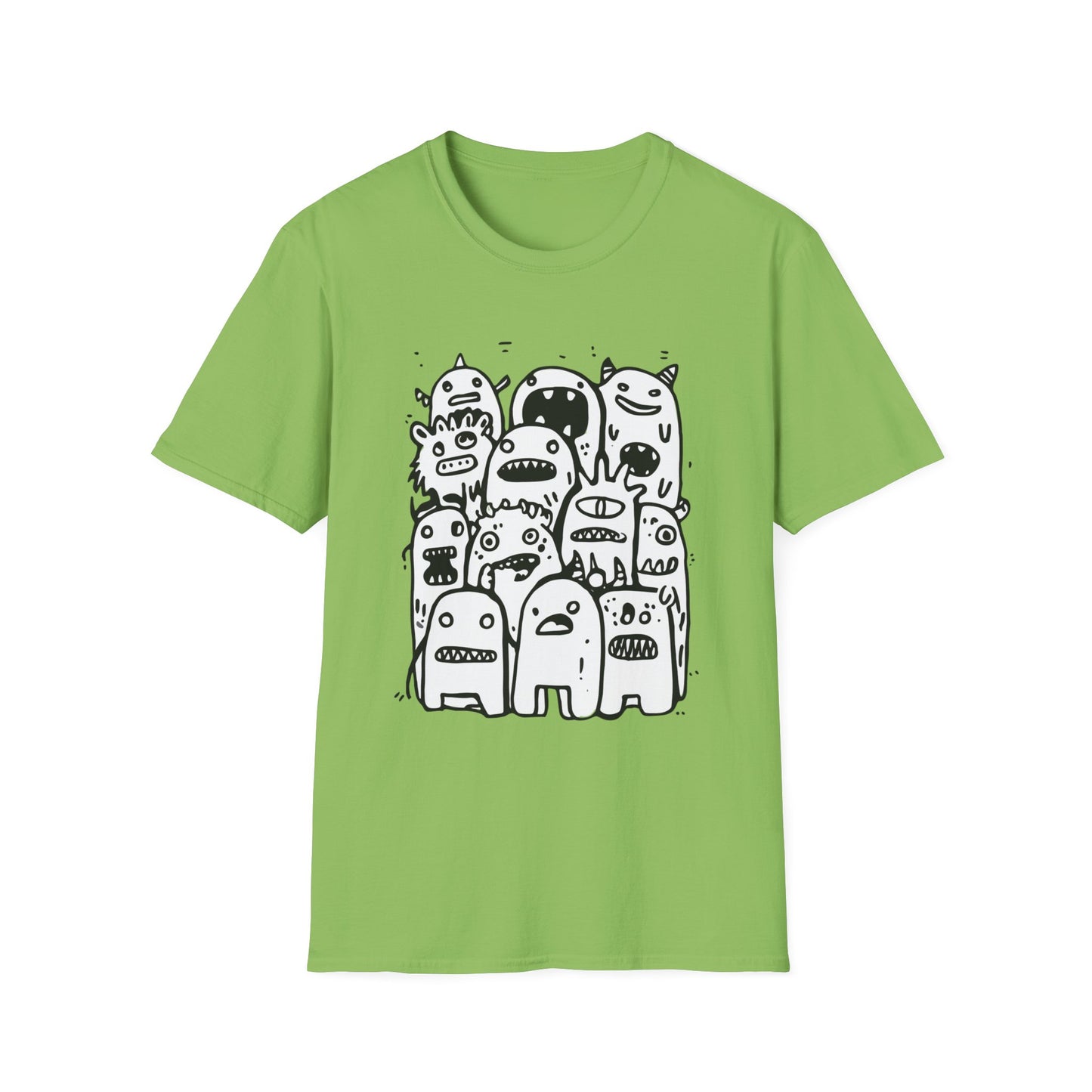 Monster Mash Up Halloween Design Tee