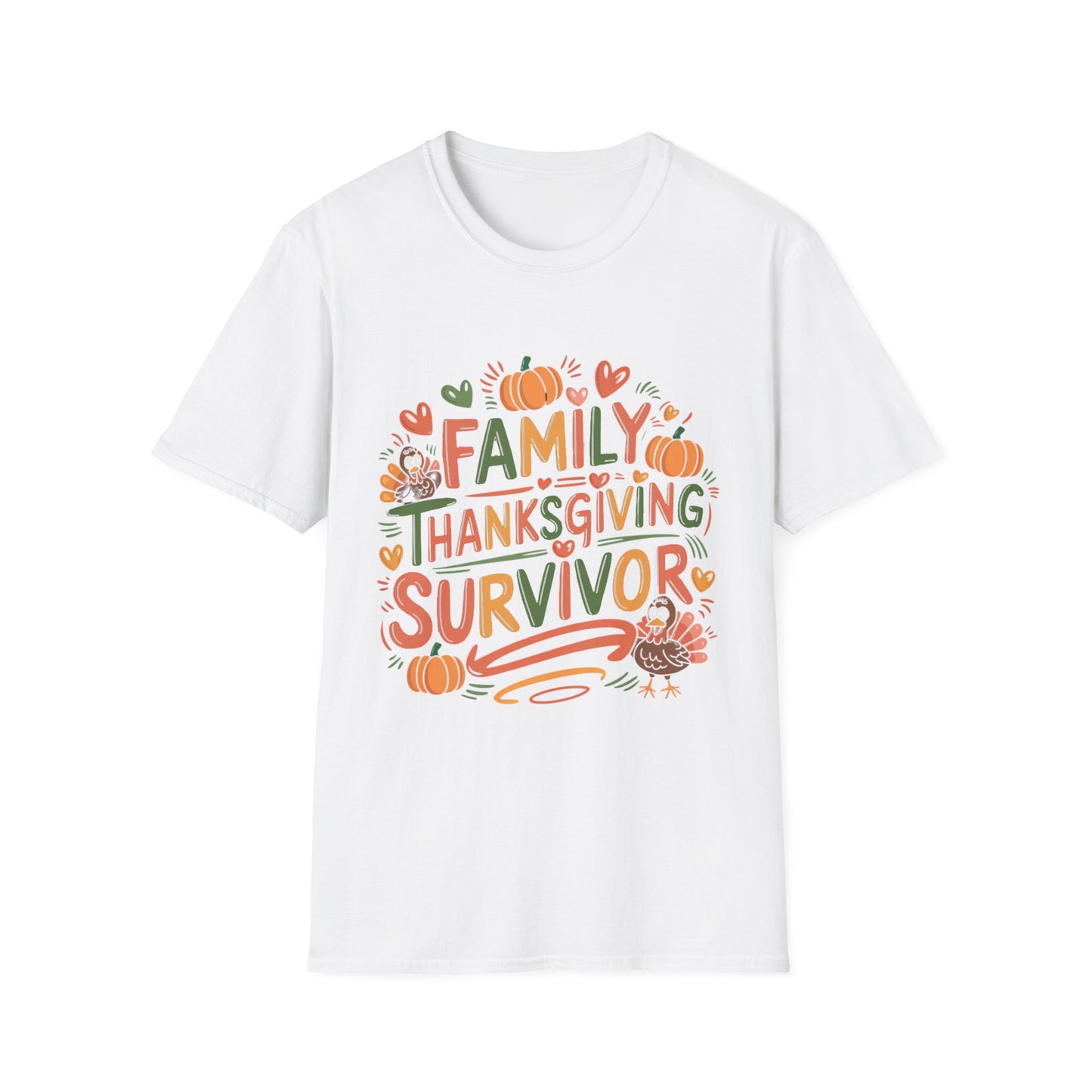 Family Thanksgiving Survivor Short Sleeve Tee