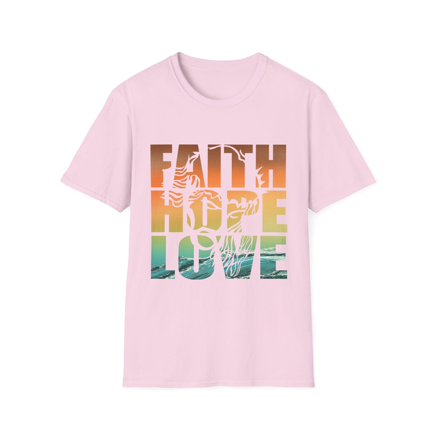 Faith Hope Love Tee – Lion of Strength Edition