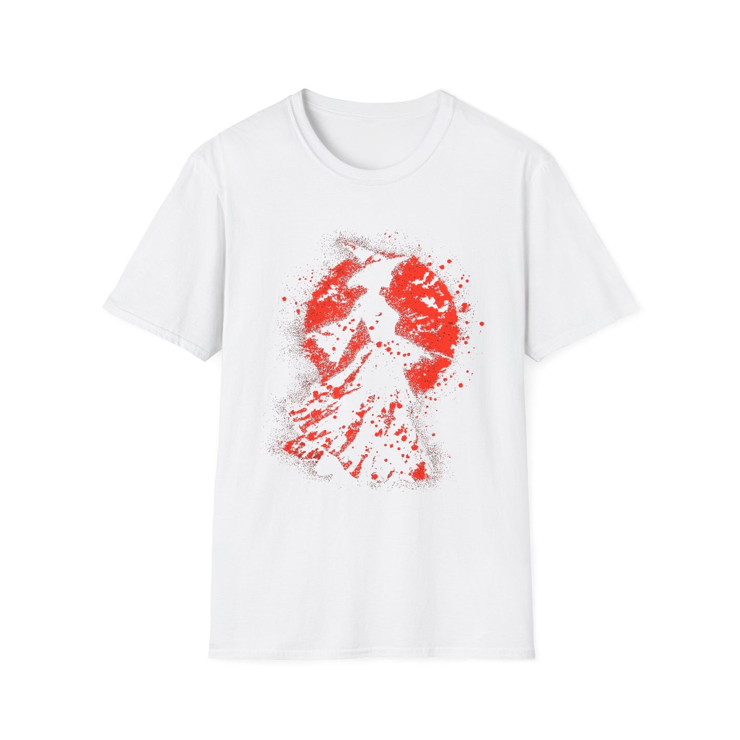 Red Drip Reverie Witch Halloween Head Tee