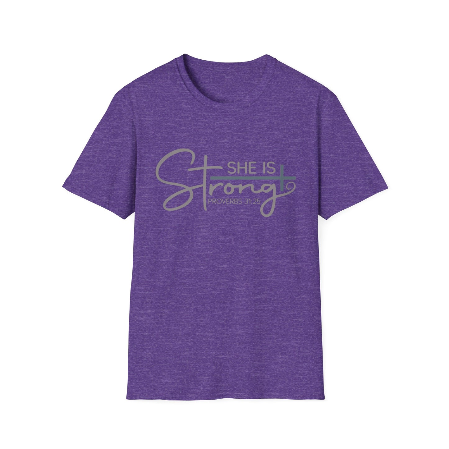 She Is Strong Tee – Proverbs 31:25 Empowerment Edition
