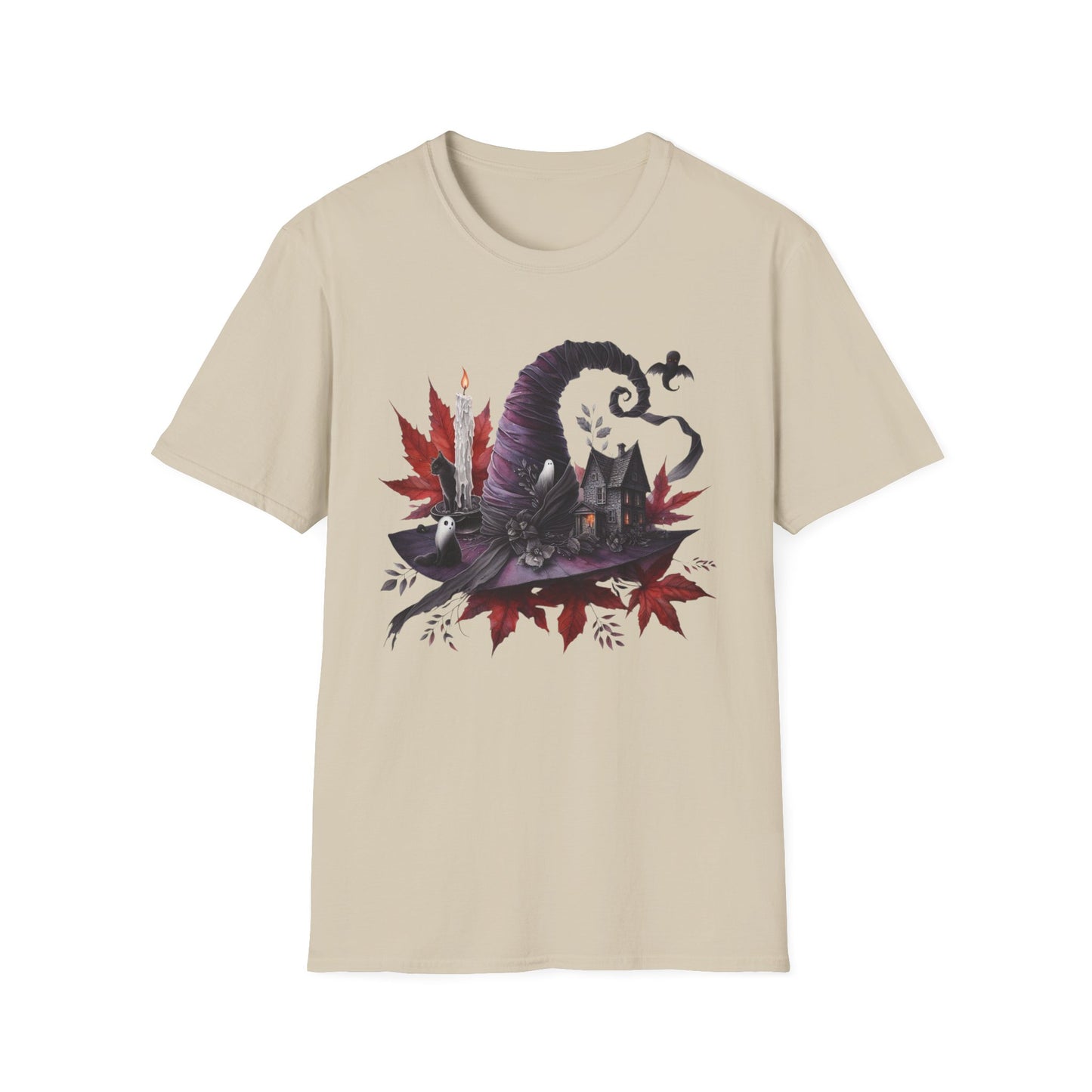 “Witch’s Hat & Haunted Companions” Tee – Autumn Enchantment Edition
