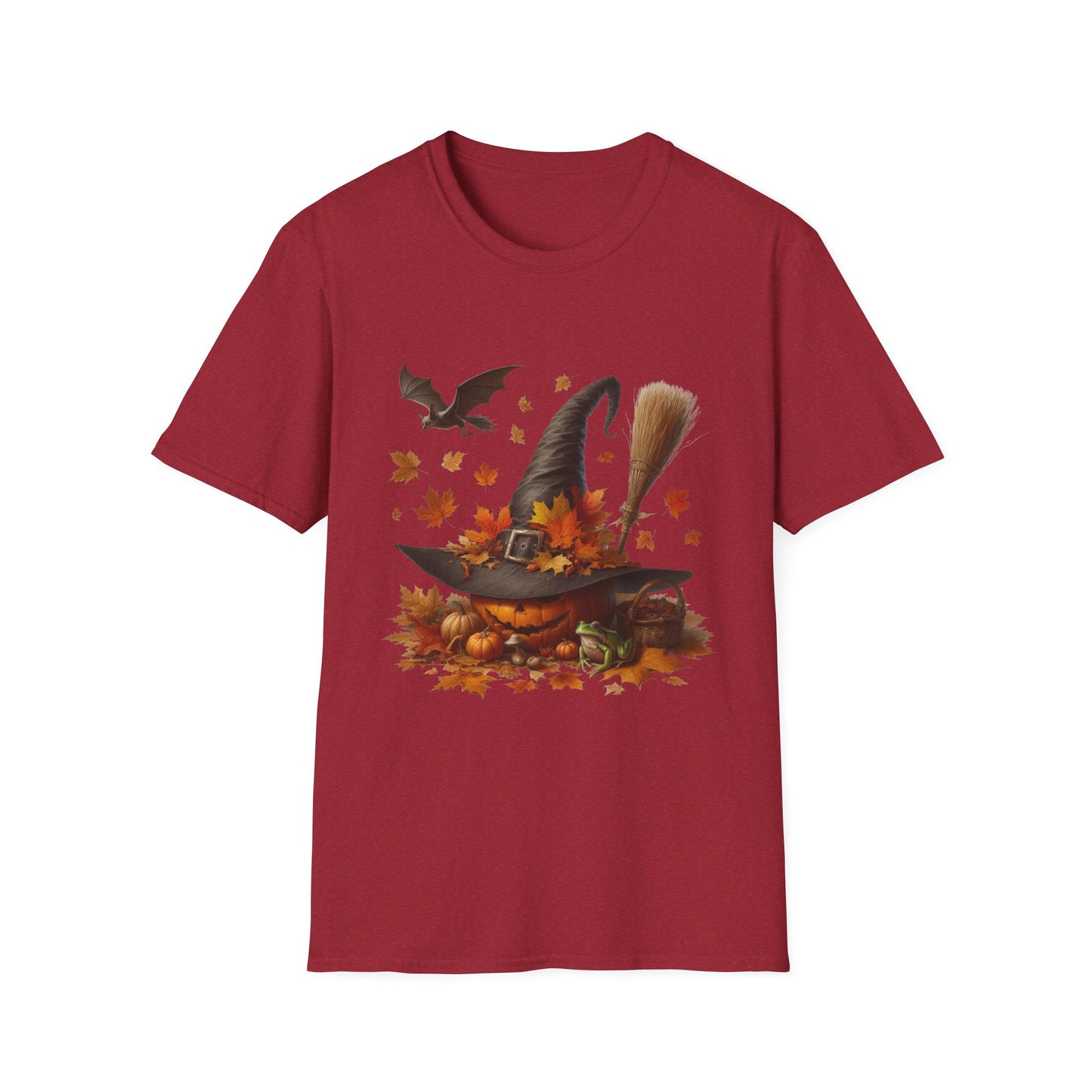 “Pumpkin Witch’s Harvest” Tee – Autumn Familiar Edition