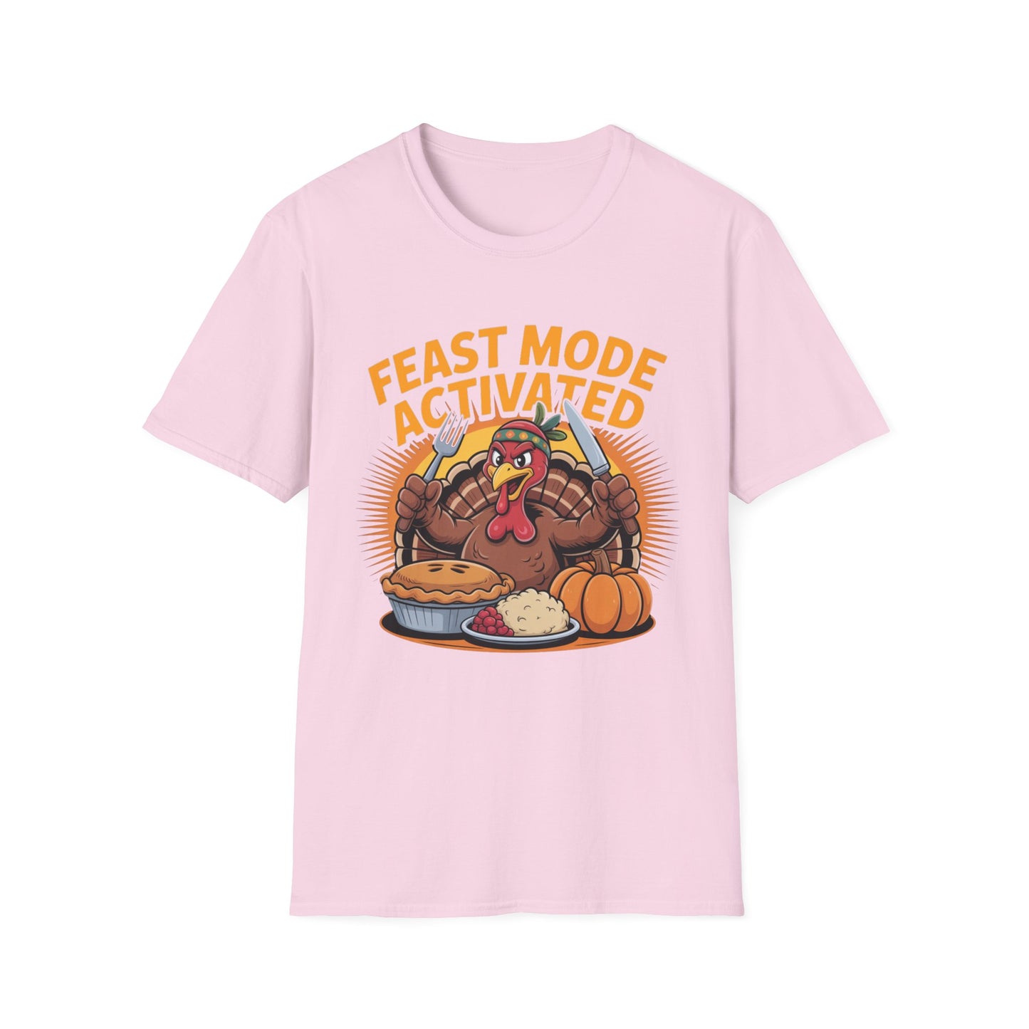 Feast Mode Activated – Turkey Table Edition Short Sleeve Tee