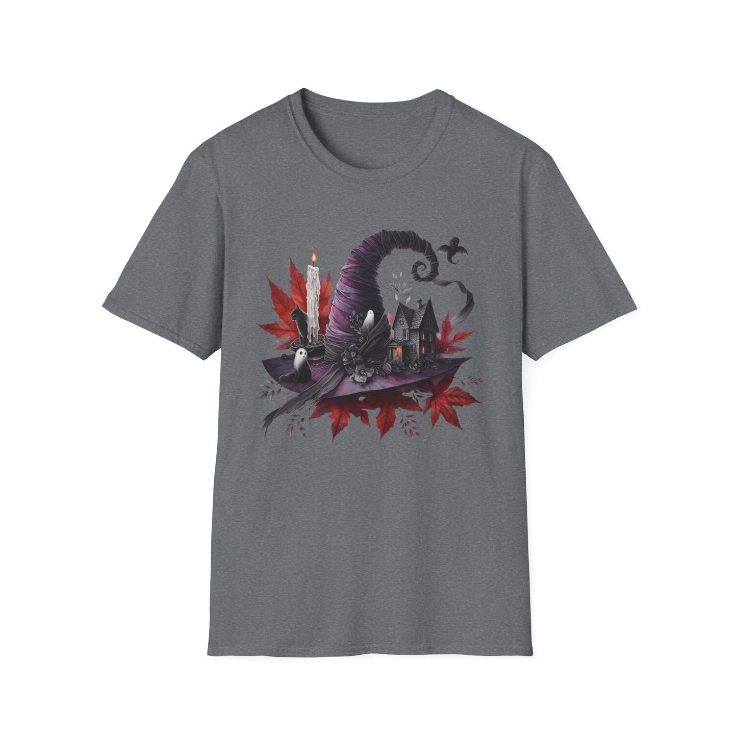 “Witch’s Hat & Haunted Companions” Tee – Autumn Enchantment Edition
