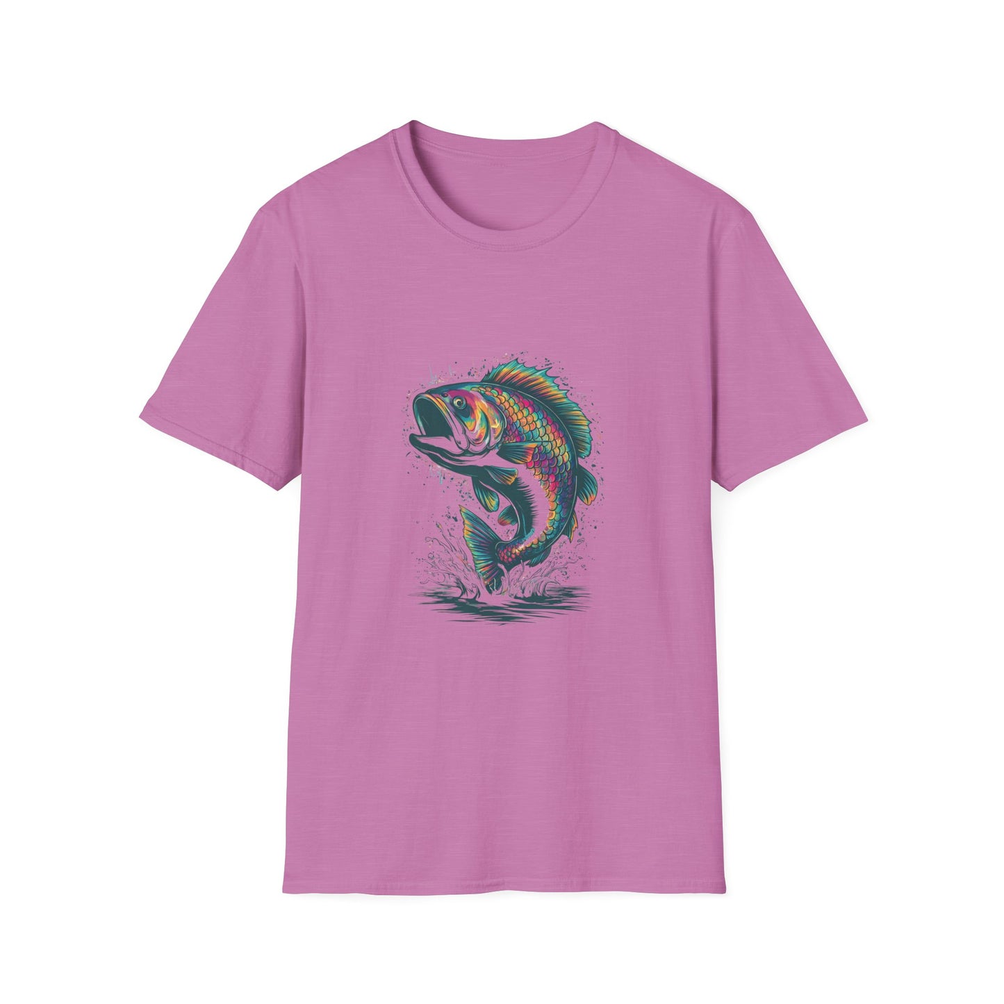 Hooked On Color Bass Graphic Tee