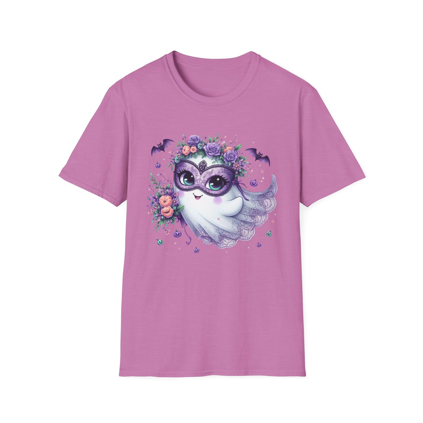 “Masquerade Ghost” Tee – Floral Phantom Edition