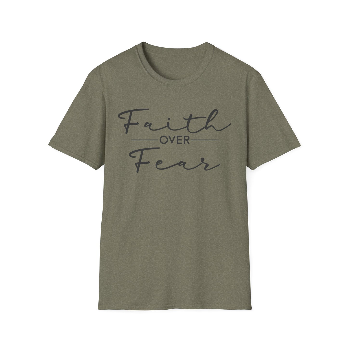 Faith Over Fear Tee – Courage in Christ Edition