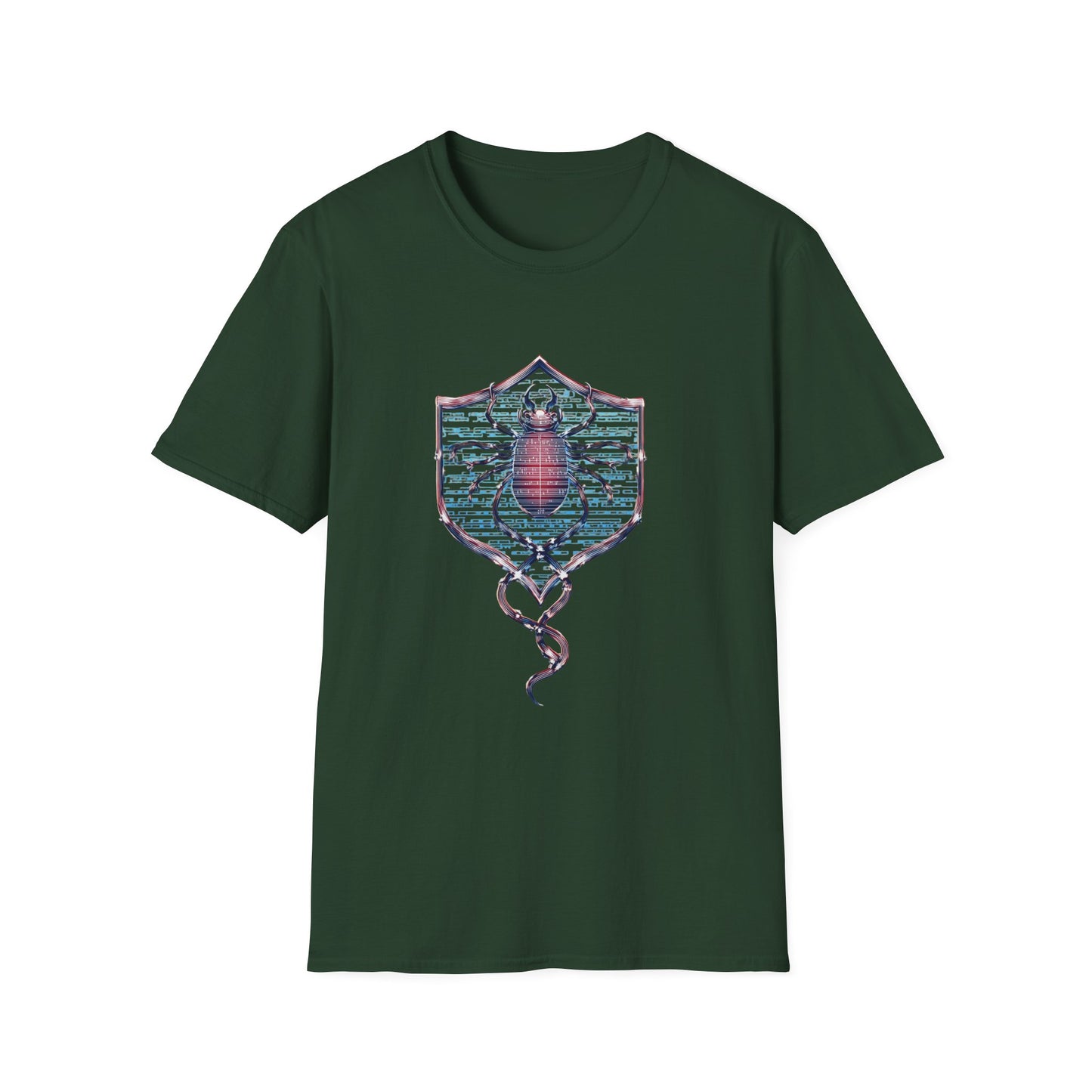 BioGlitch Sentinel – Cyber Beetle Shield Design