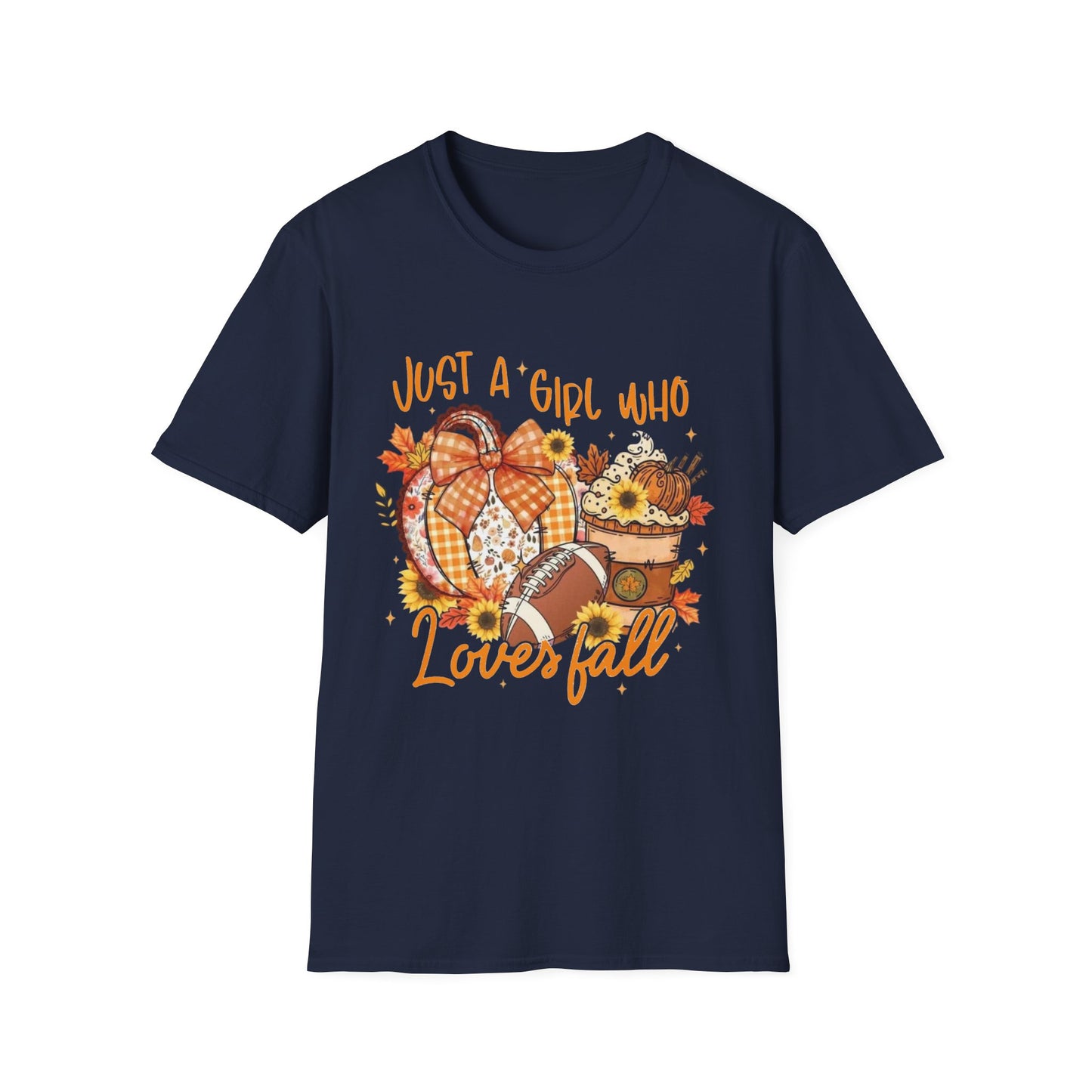 Just a Girl Who Loves Fall Short Sleeve Tee
