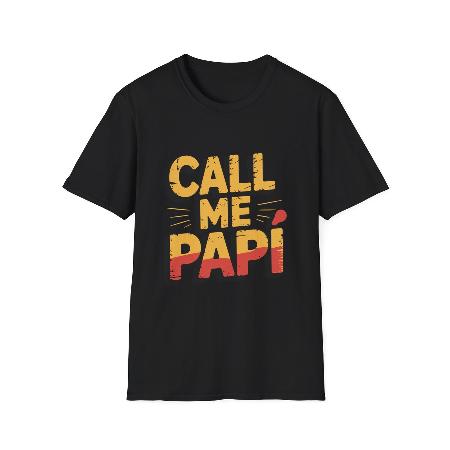 CALL ME PAPÍ – Distressed Gradient Tee