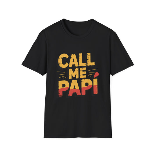 CALL ME PAPÍ – Distressed Gradient Tee