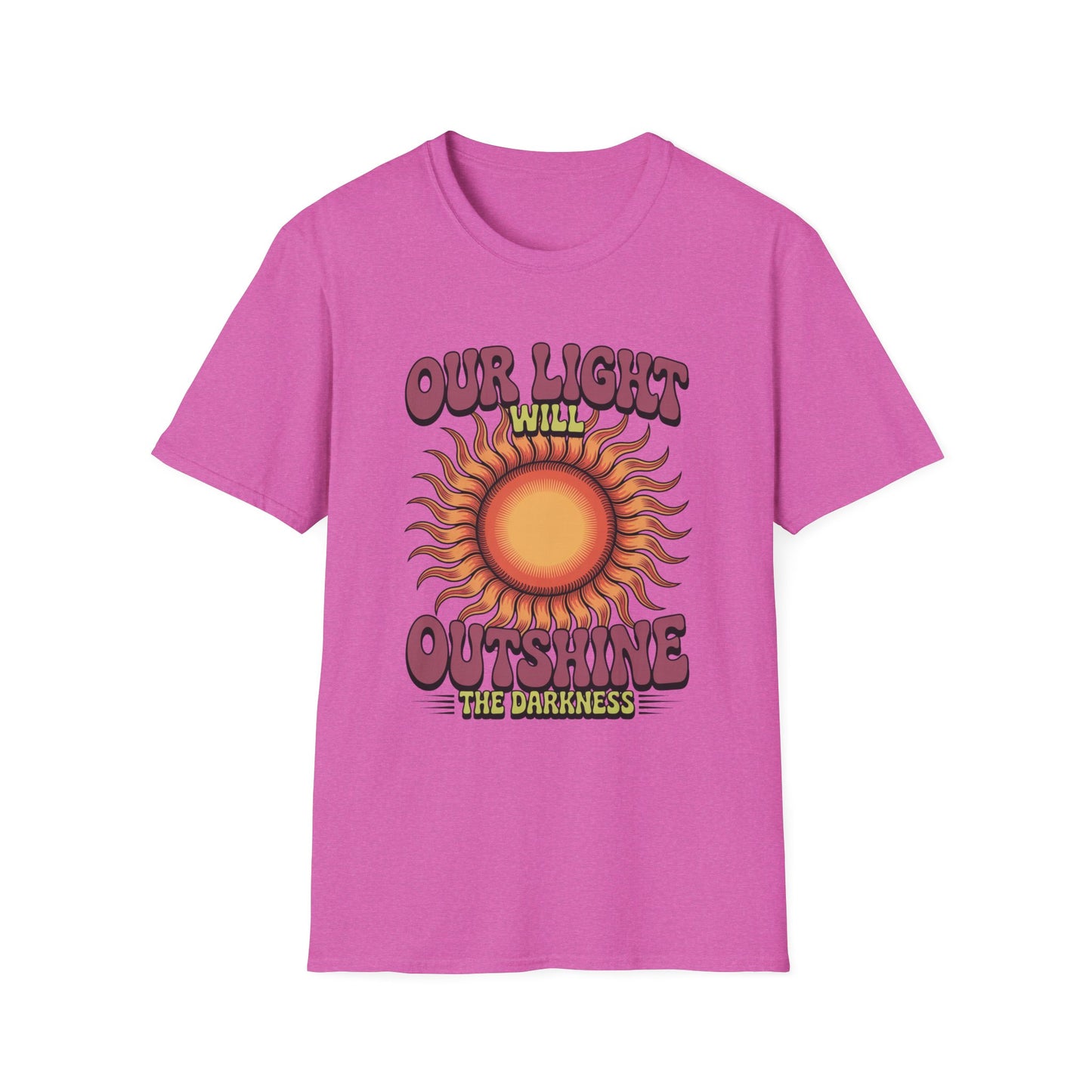 Our Light Will Outshine the Darkness – Christian Encouragement Tee