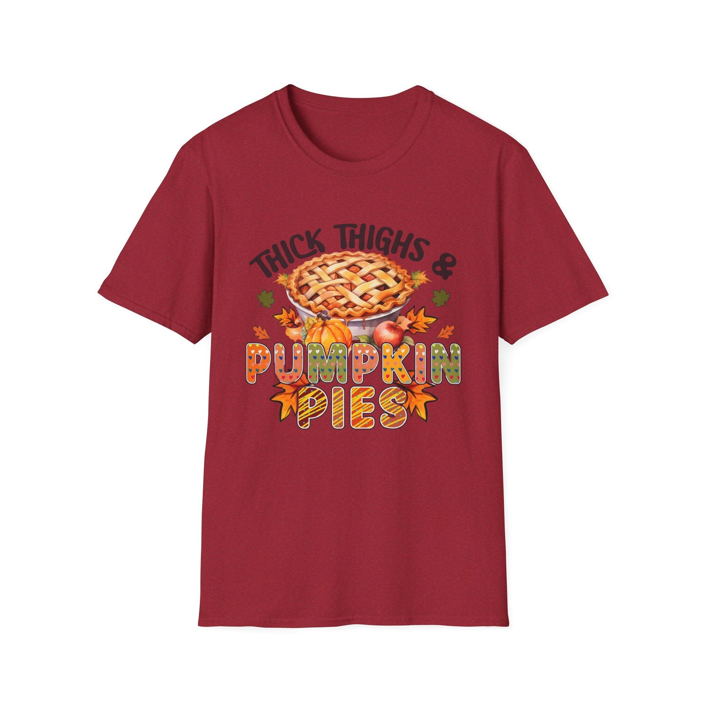 Thick Thighs & Pumpkin Pies – Fall Flavor Edition Short Sleeve Tee