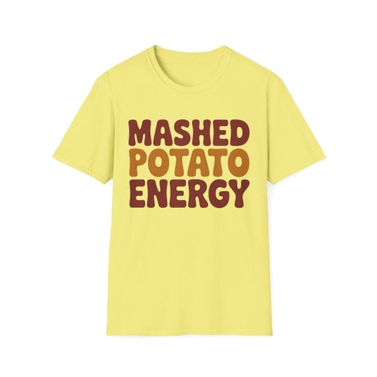 Mashed Potato Energy – Comfort Food Edition Short Sleeve Tee
