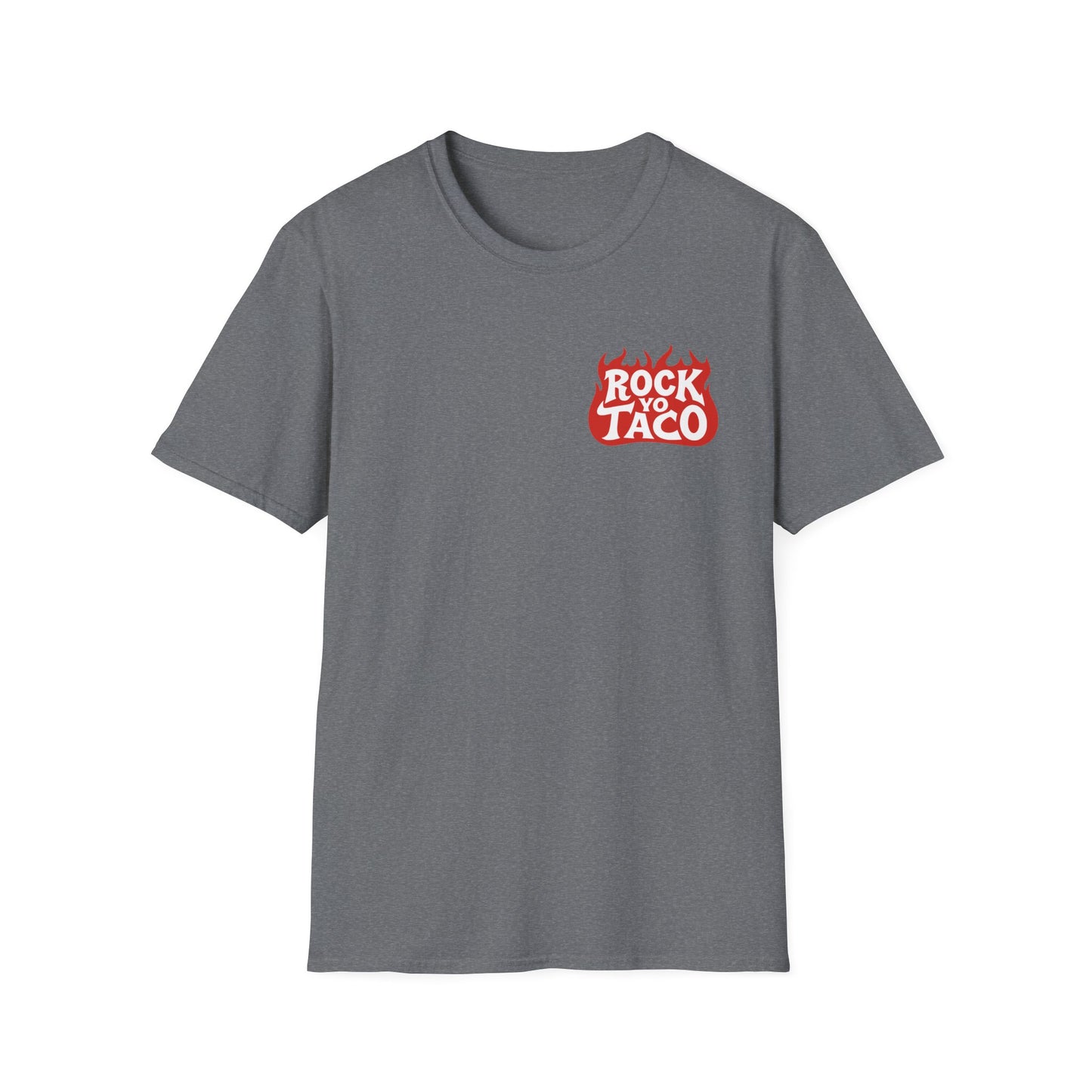 Rock Yo Taco Chest Logo Print Tee