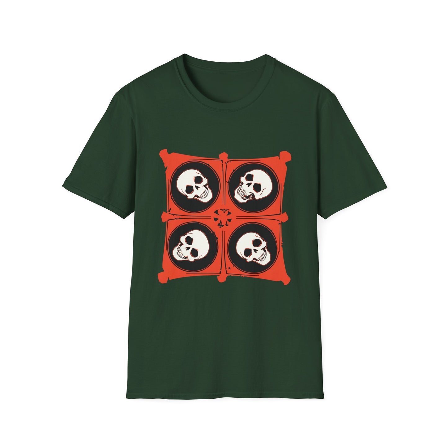 Skull Grid Syndicate Halloween Head Tee