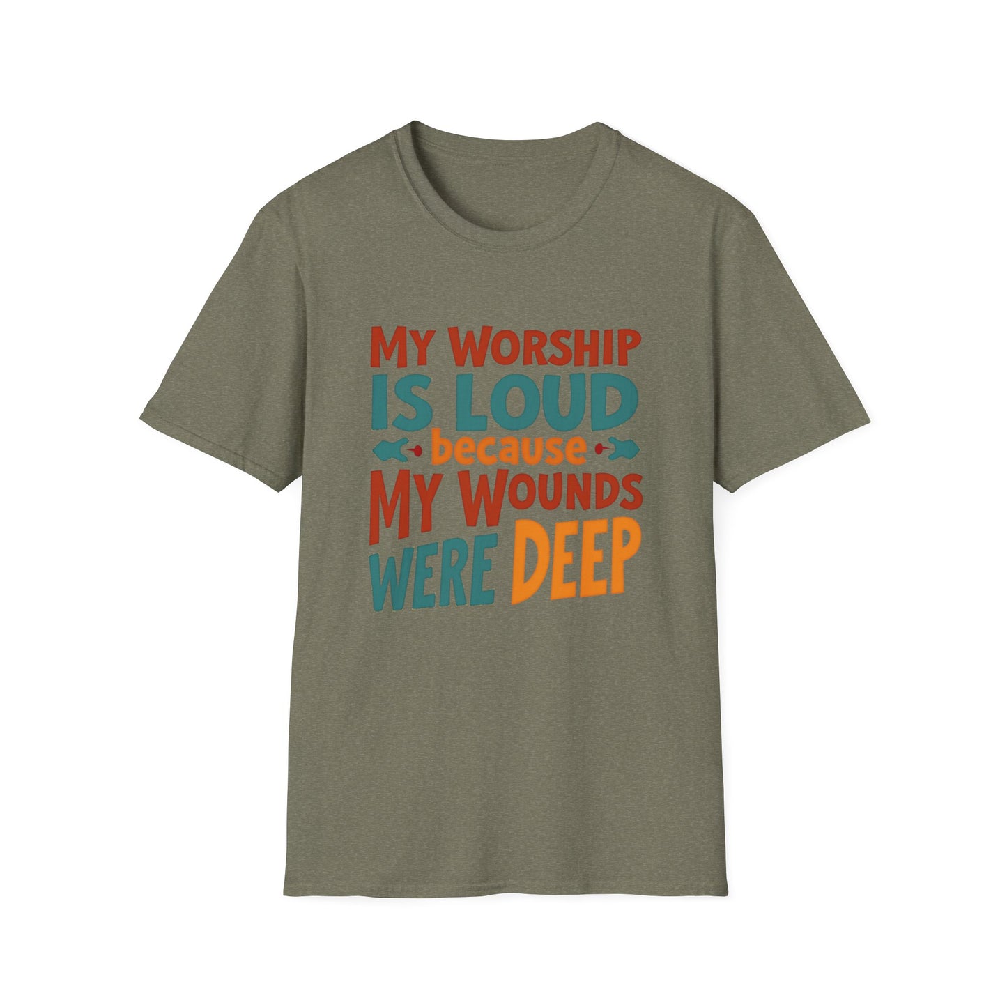 Loud Worship, Deep Wounds Tee – Testimony Edition