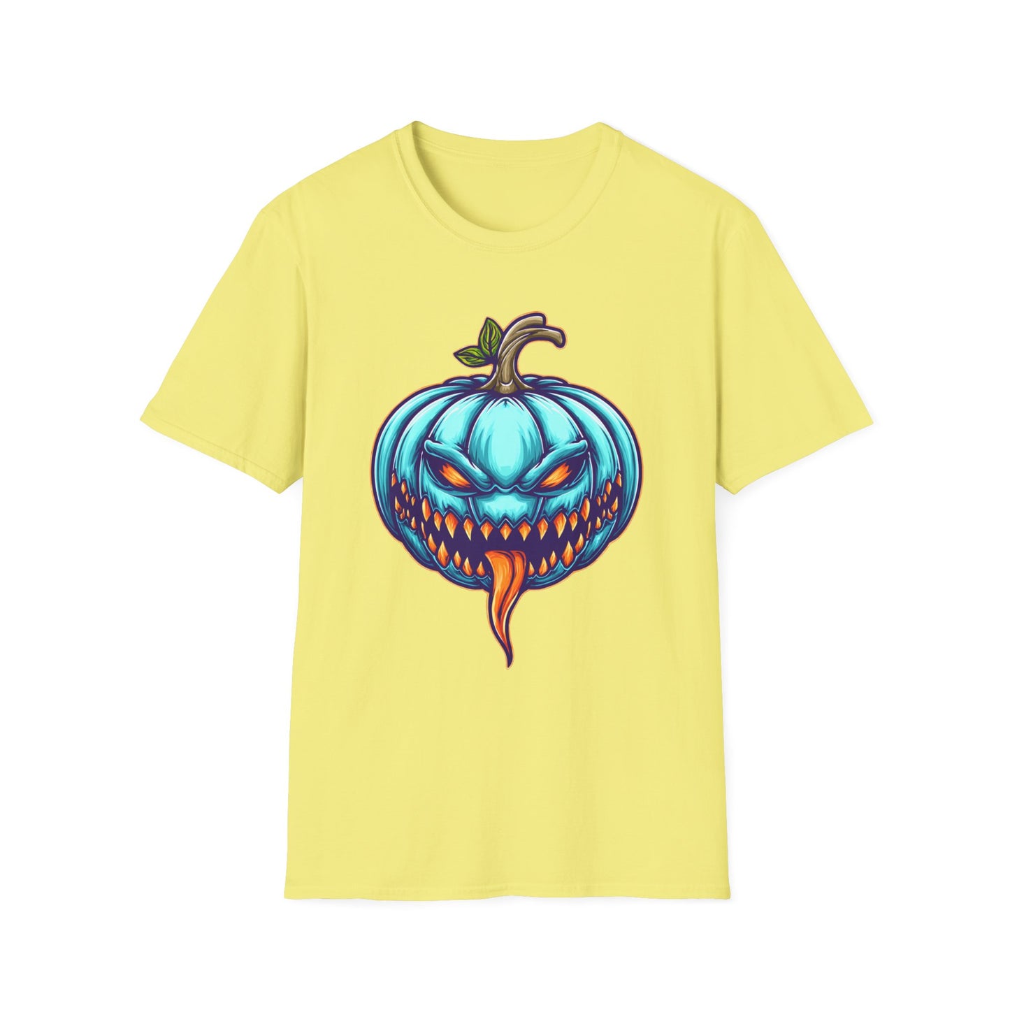 Tongue Twister Mutant Pumpkin Halloween Head Tee