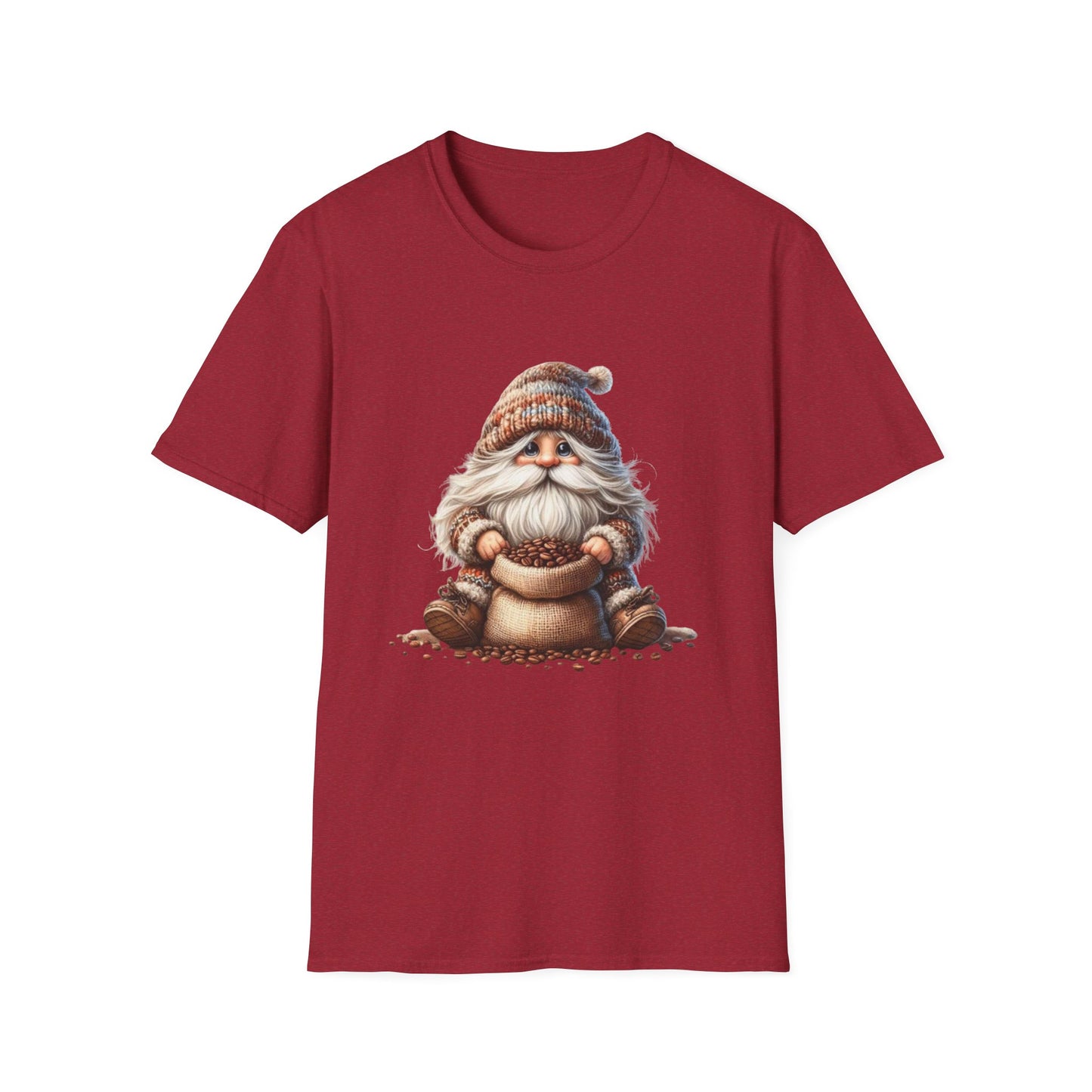 “Coffee Bean Gnome” Tee – Brewed & Bearded Edition