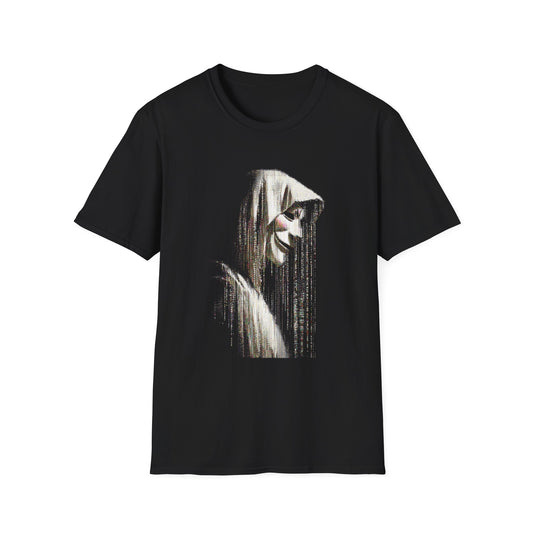 Anonymous Protocol – Glitched Guy Fawkes Hooded Design