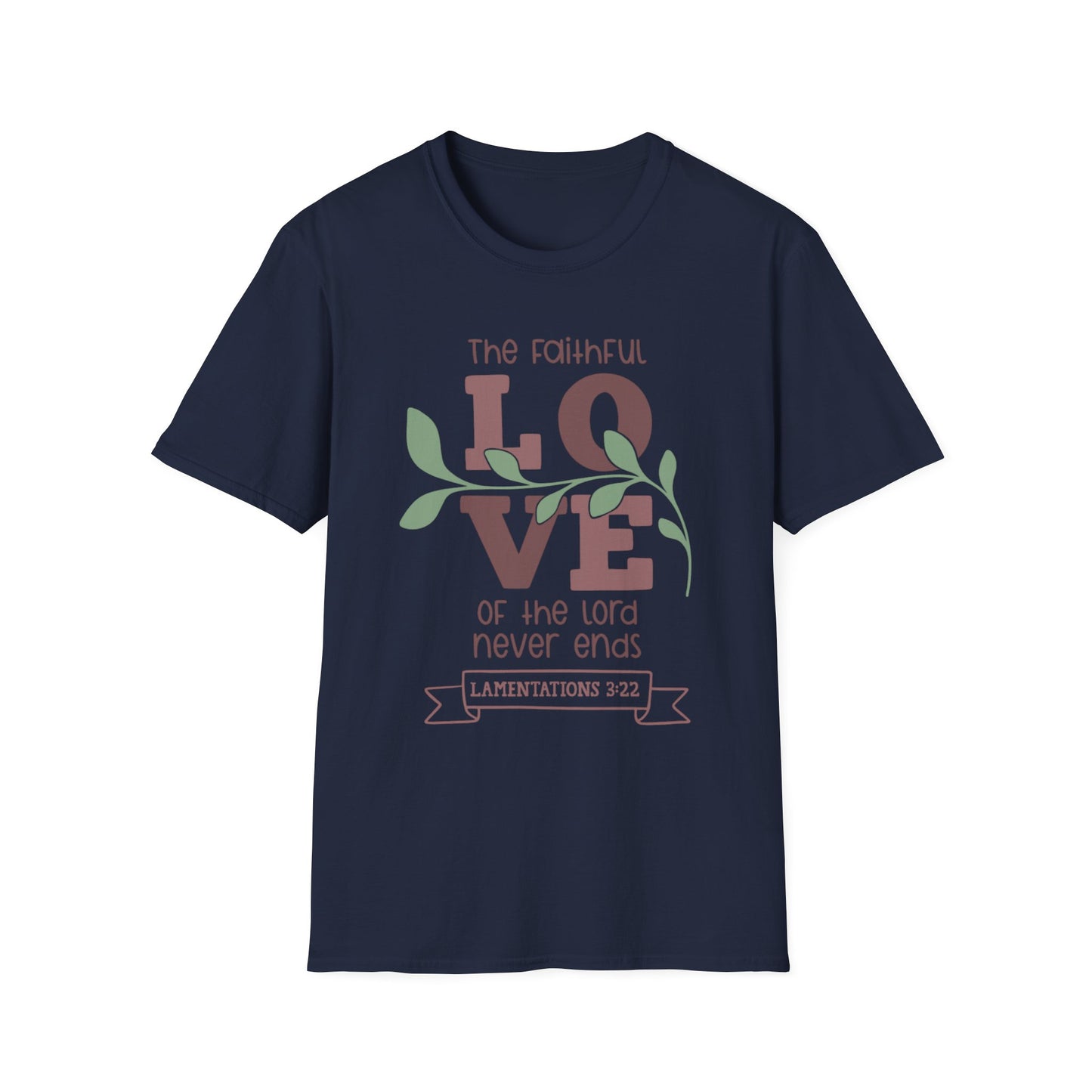 Faithful Love Tee – Lamentations 3:22 Vine Edition