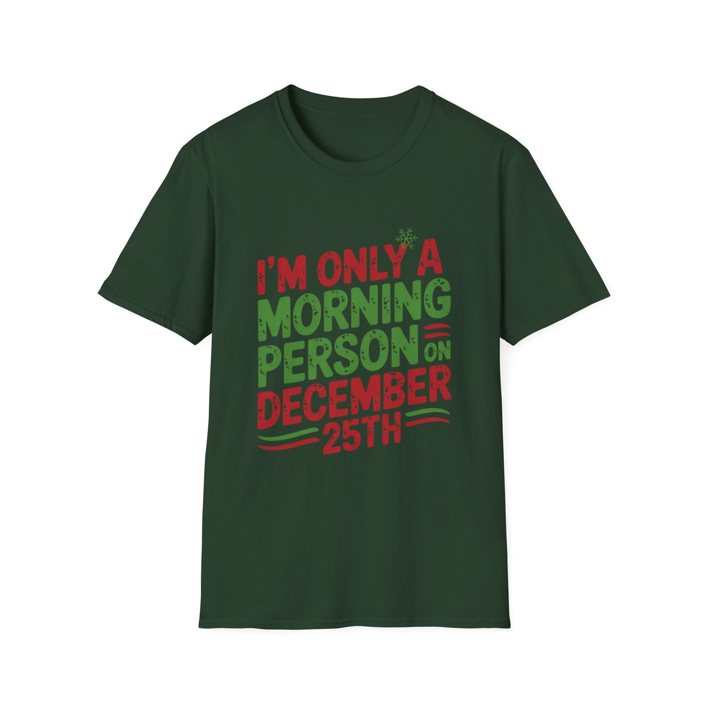 December 25th Morning Tee – Powered by Presents & Peppermint