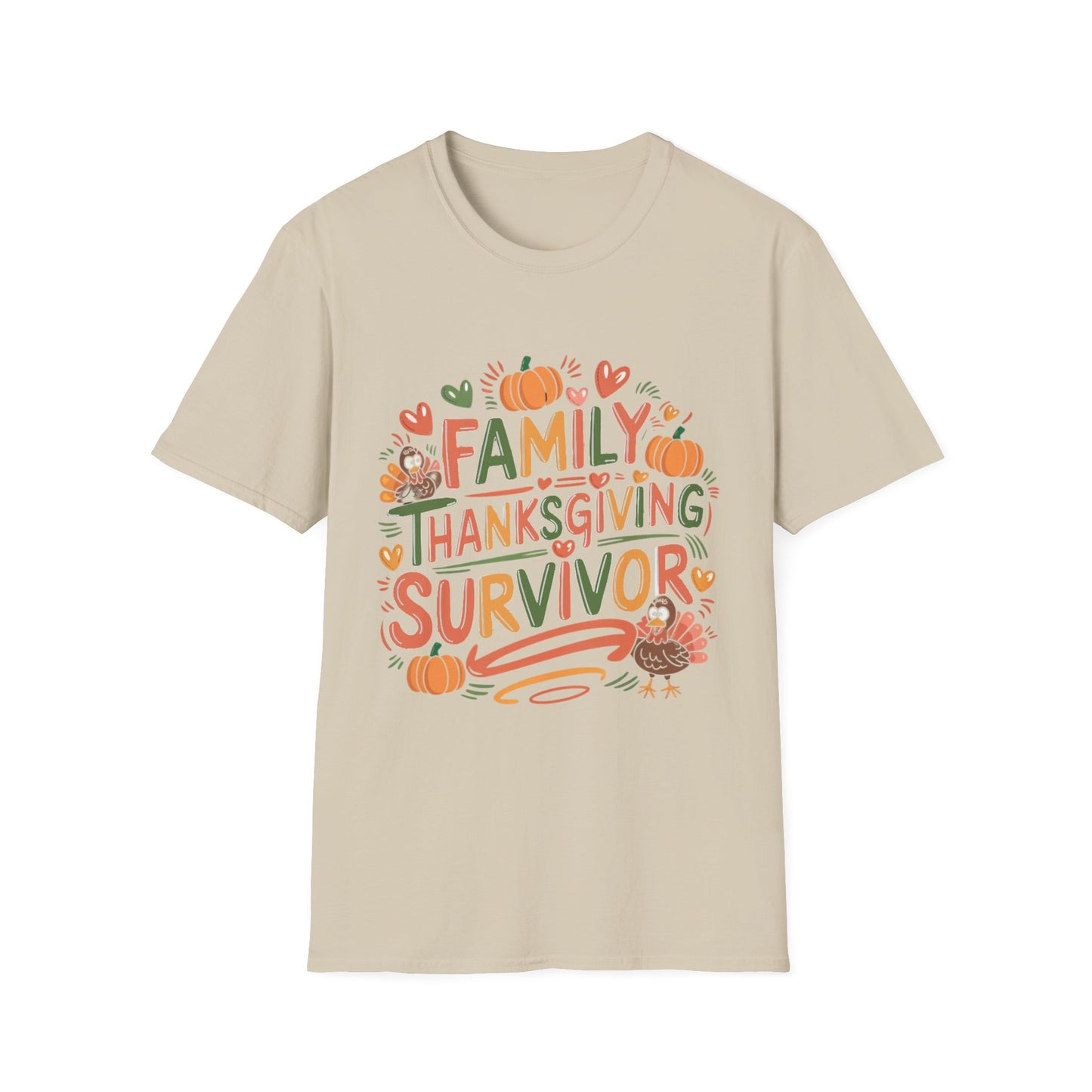 Family Thanksgiving Survivor Short Sleeve Tee