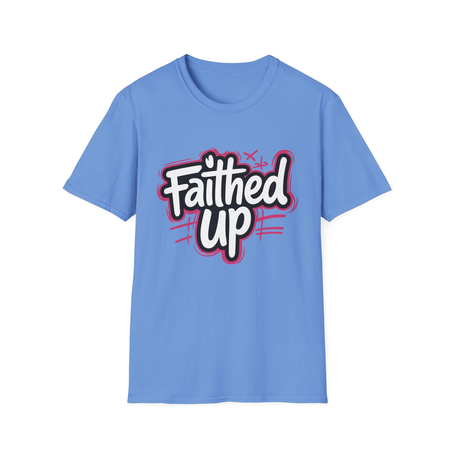 Faithed Up – Bold Faith T-Shirt PINK