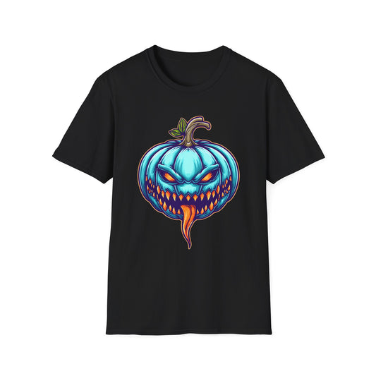 Tongue Twister Mutant Pumpkin Halloween Head Tee