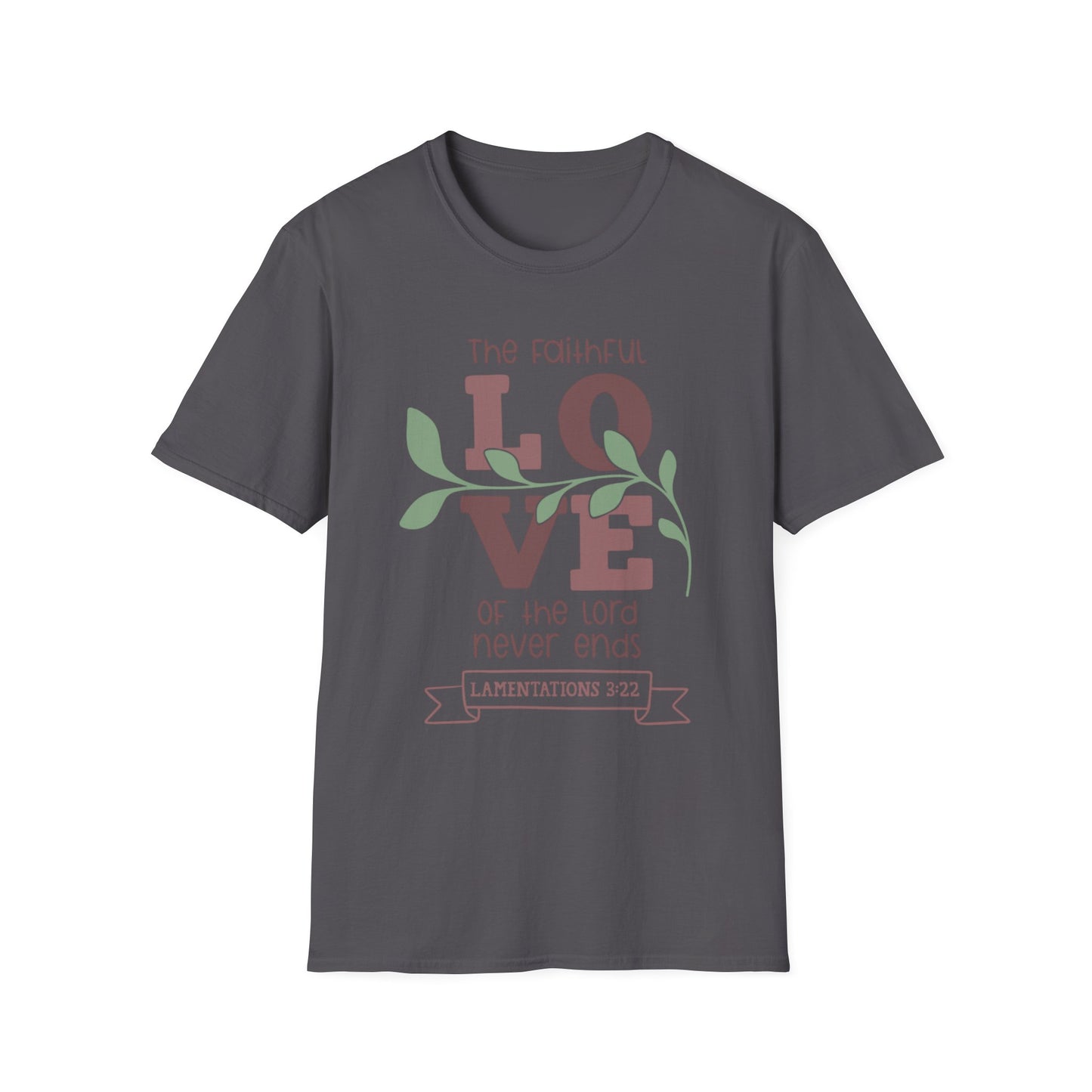 Faithful Love Tee – Lamentations 3:22 Vine Edition