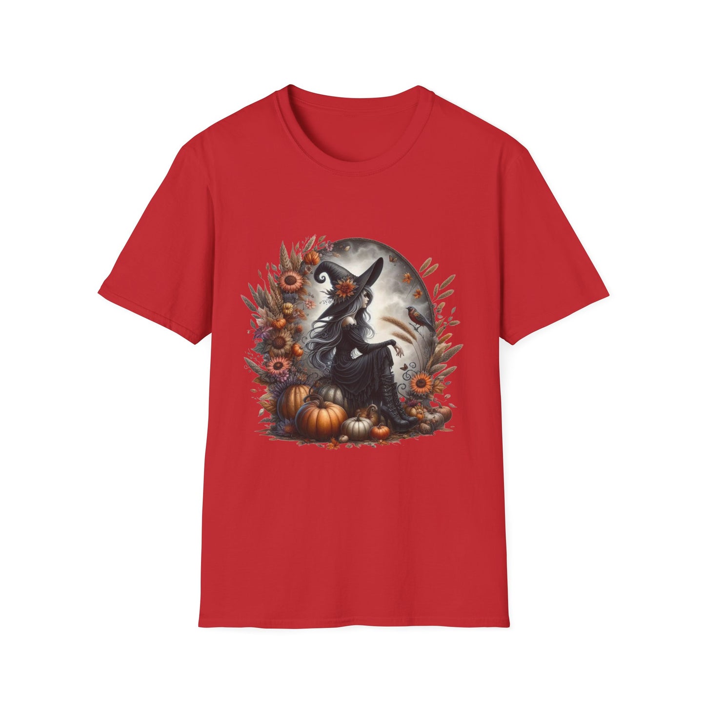 Witching Season Halloween T-Shirt, Enchanting Witch Tee, Witching Grace Costume Shirt, Halloween Party Top, Woman Witch Power