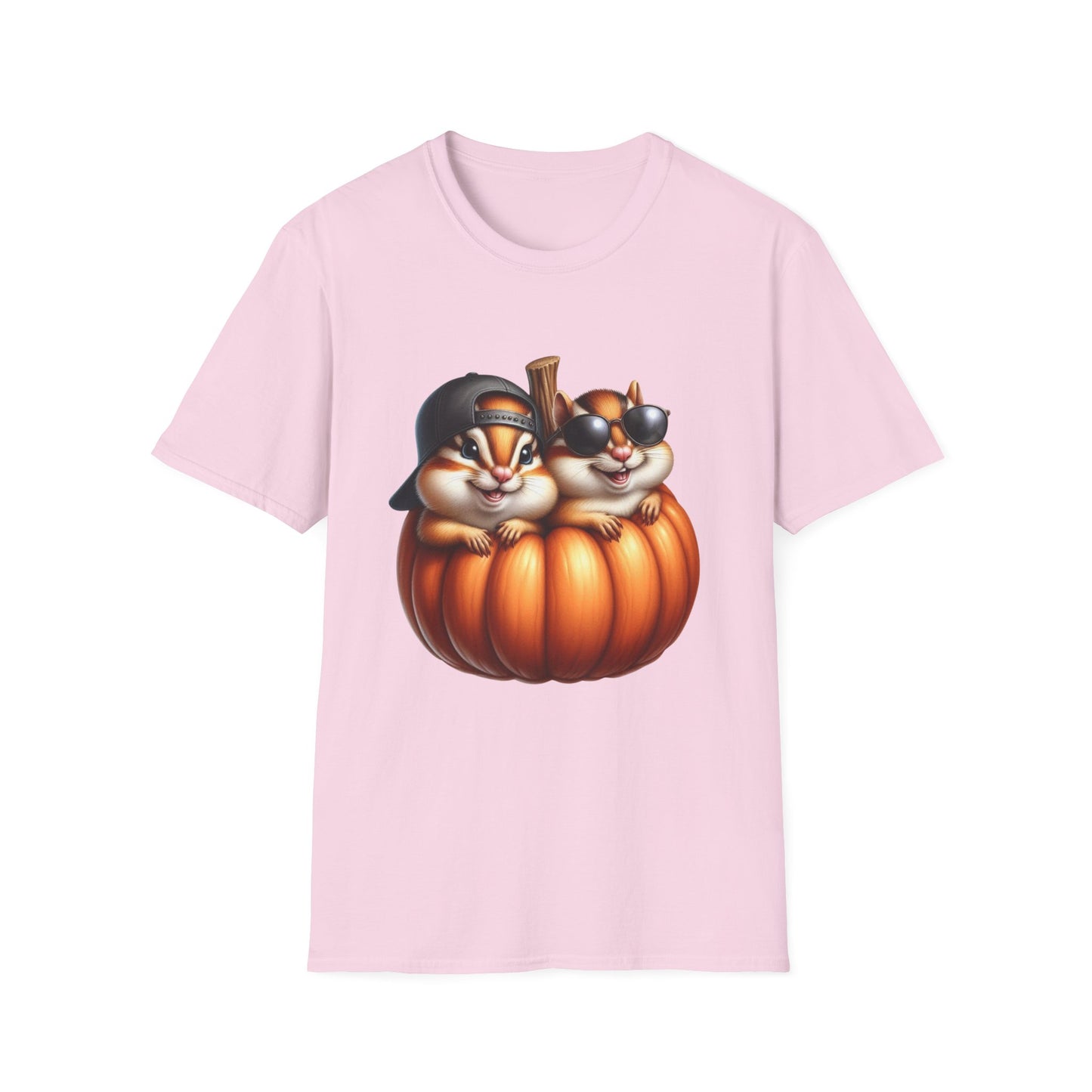 “Pumpkin Pals” Tee – Chipmunk Chill Edition