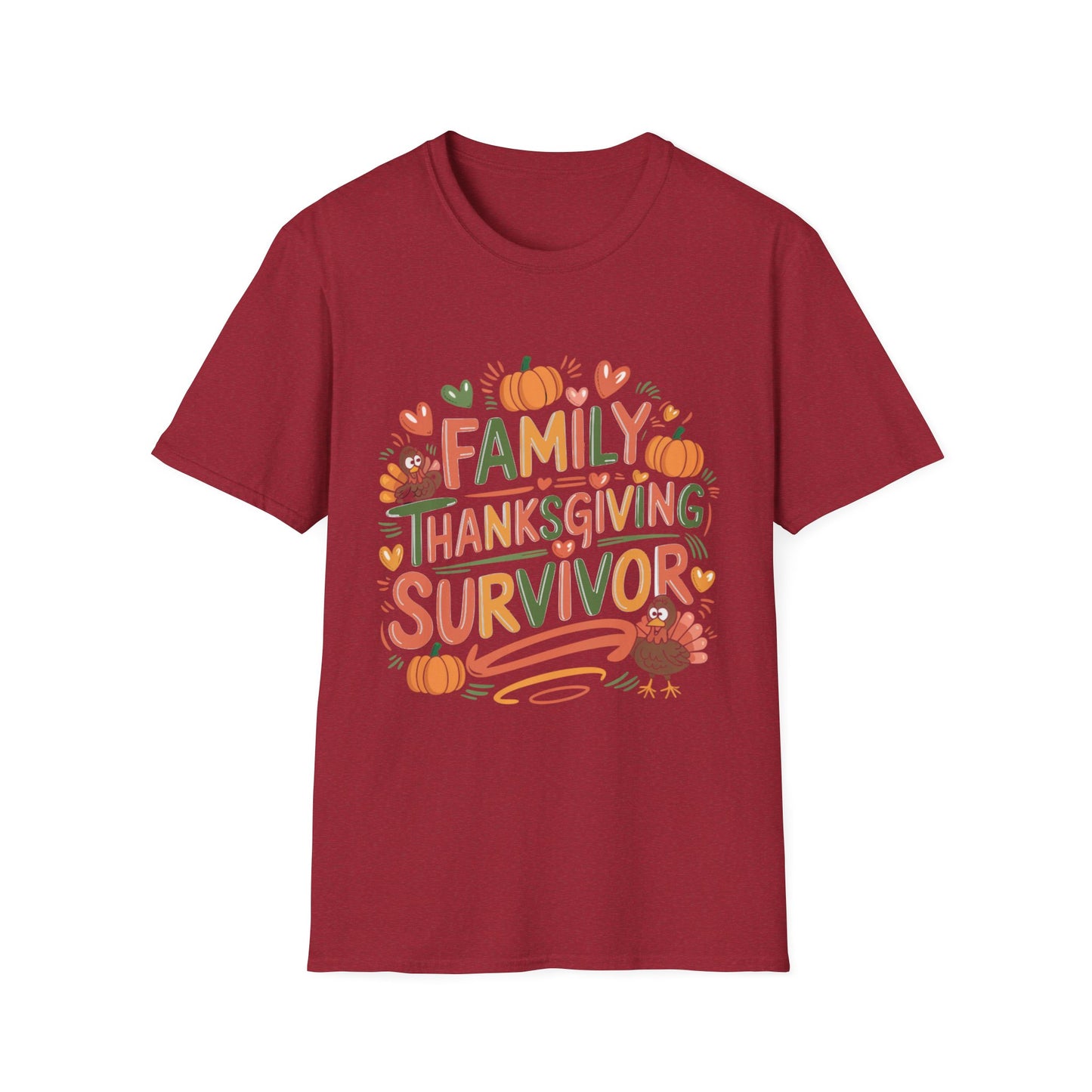 Family Thanksgiving Survivor Short Sleeve Tee