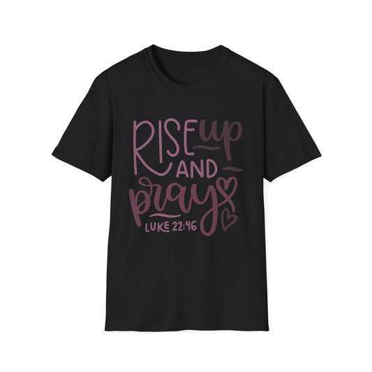 Rise Up and Pray Tee – Luke 22:46 Flourish Edition