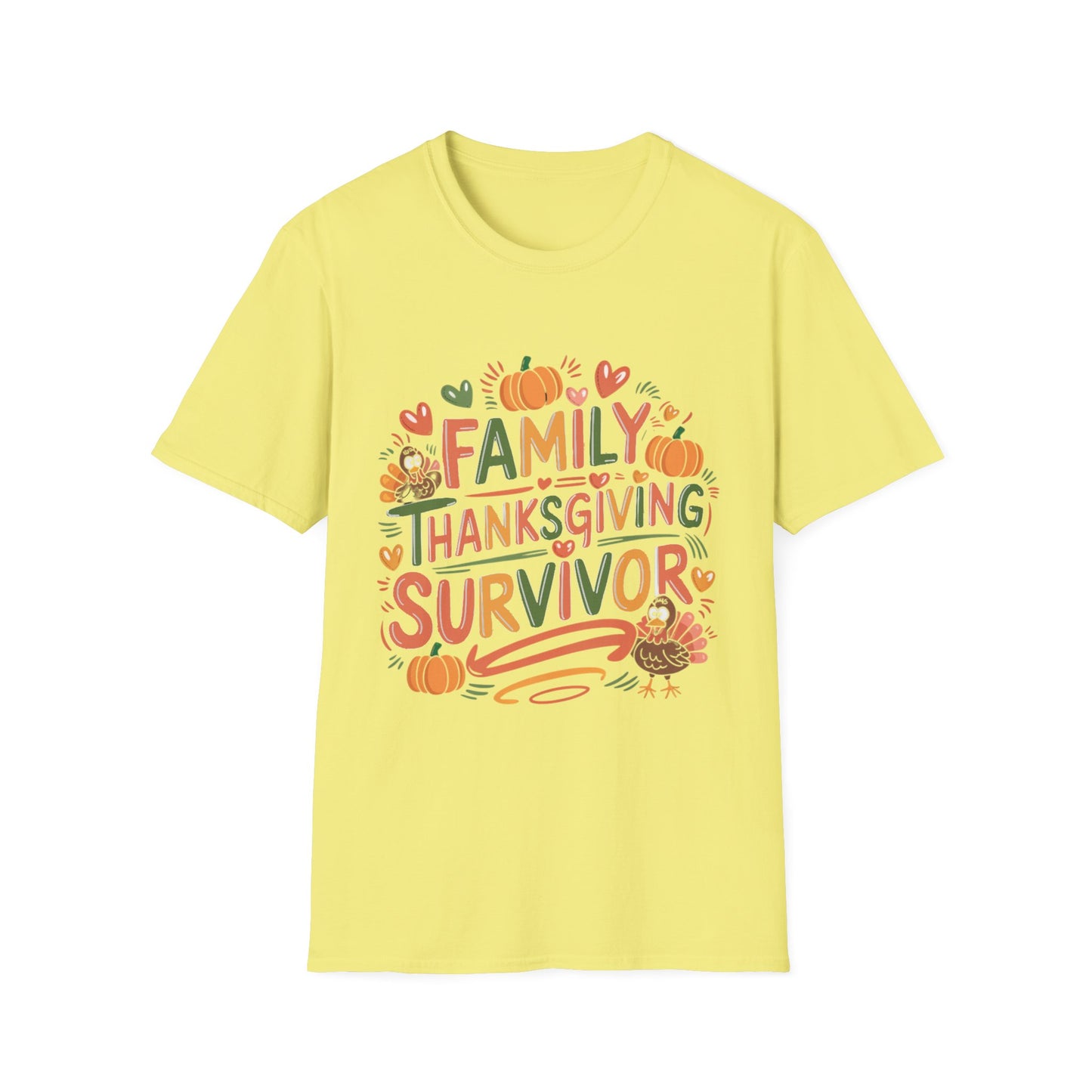 Family Thanksgiving Survivor Short Sleeve Tee