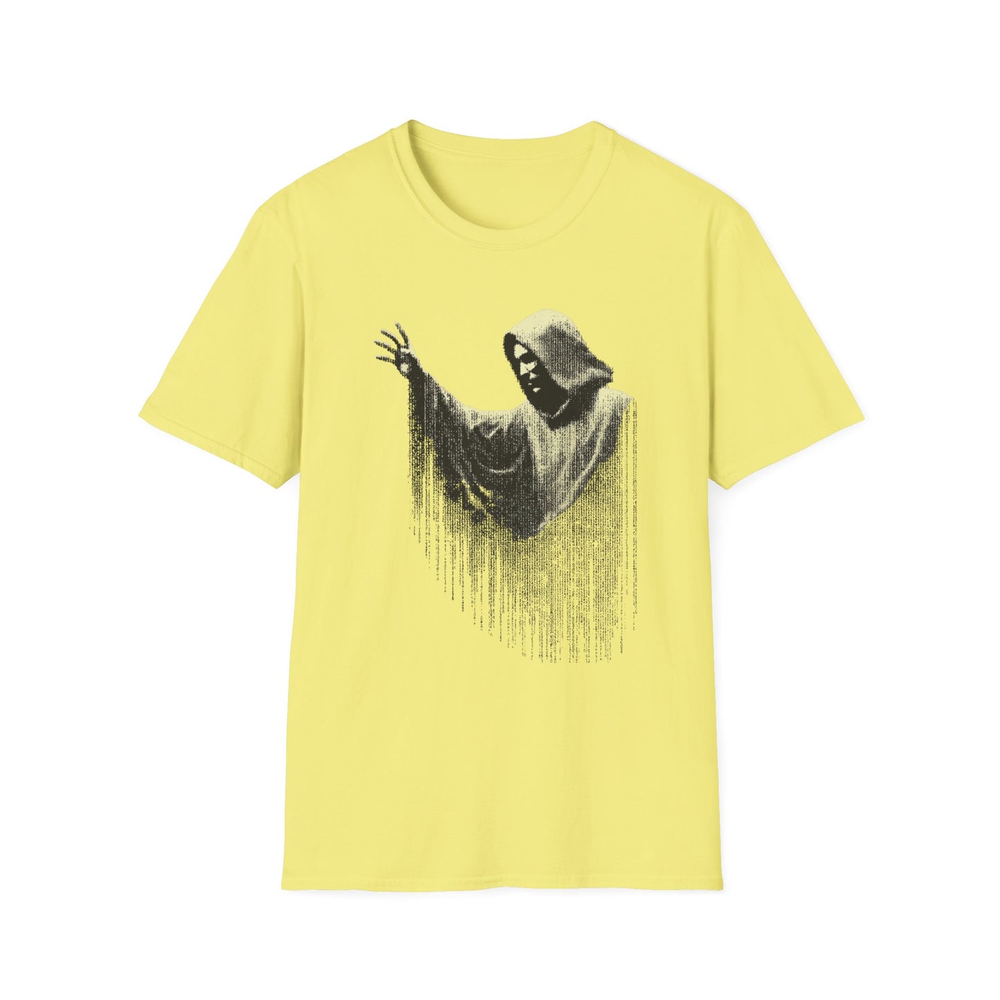 Codewalker – Hooded Figure in Digital Stream