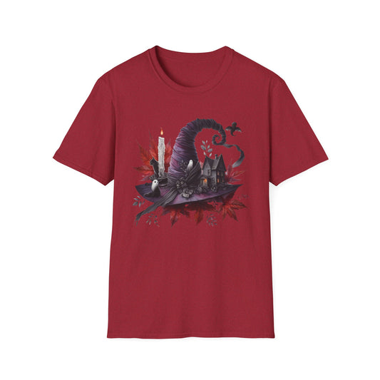 “Witch’s Hat & Haunted Companions” Tee – Autumn Enchantment Edition