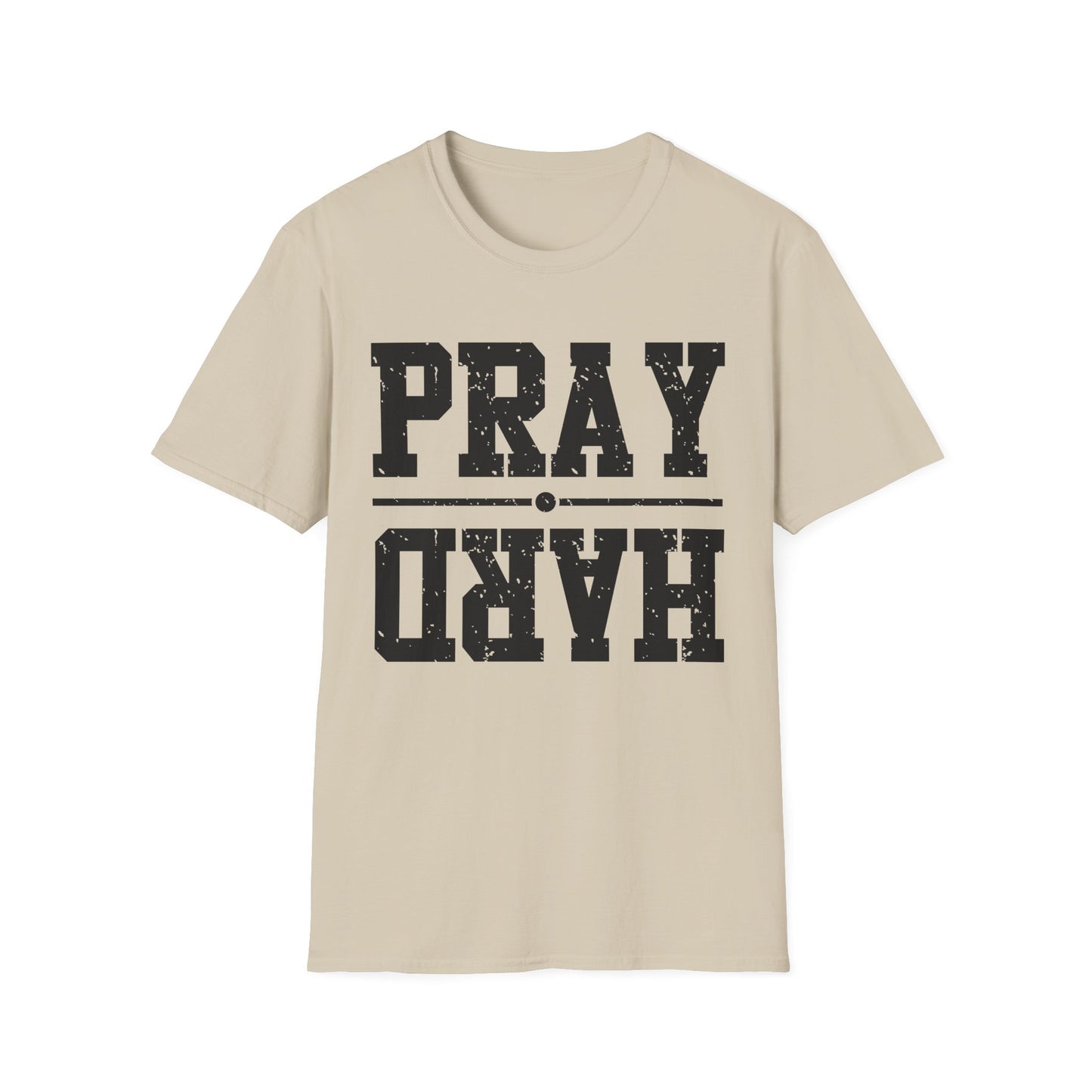 Pray Hard Bold Faith Tee – Power in Every Prayer