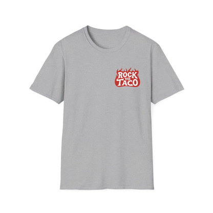 Rock Yo Taco Front Chest Logo and Back Print Tee